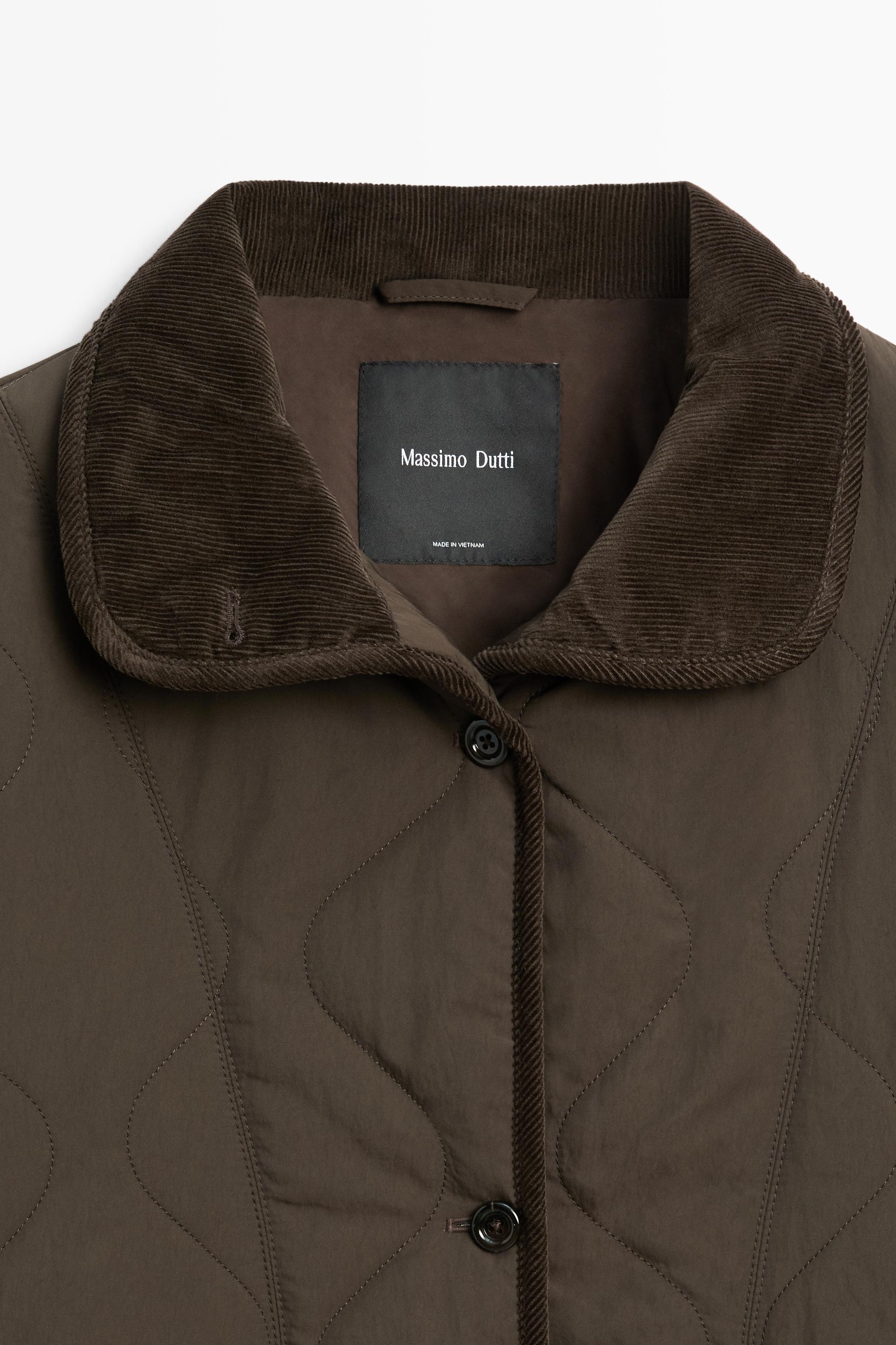 Jacket with wavy stitching detail