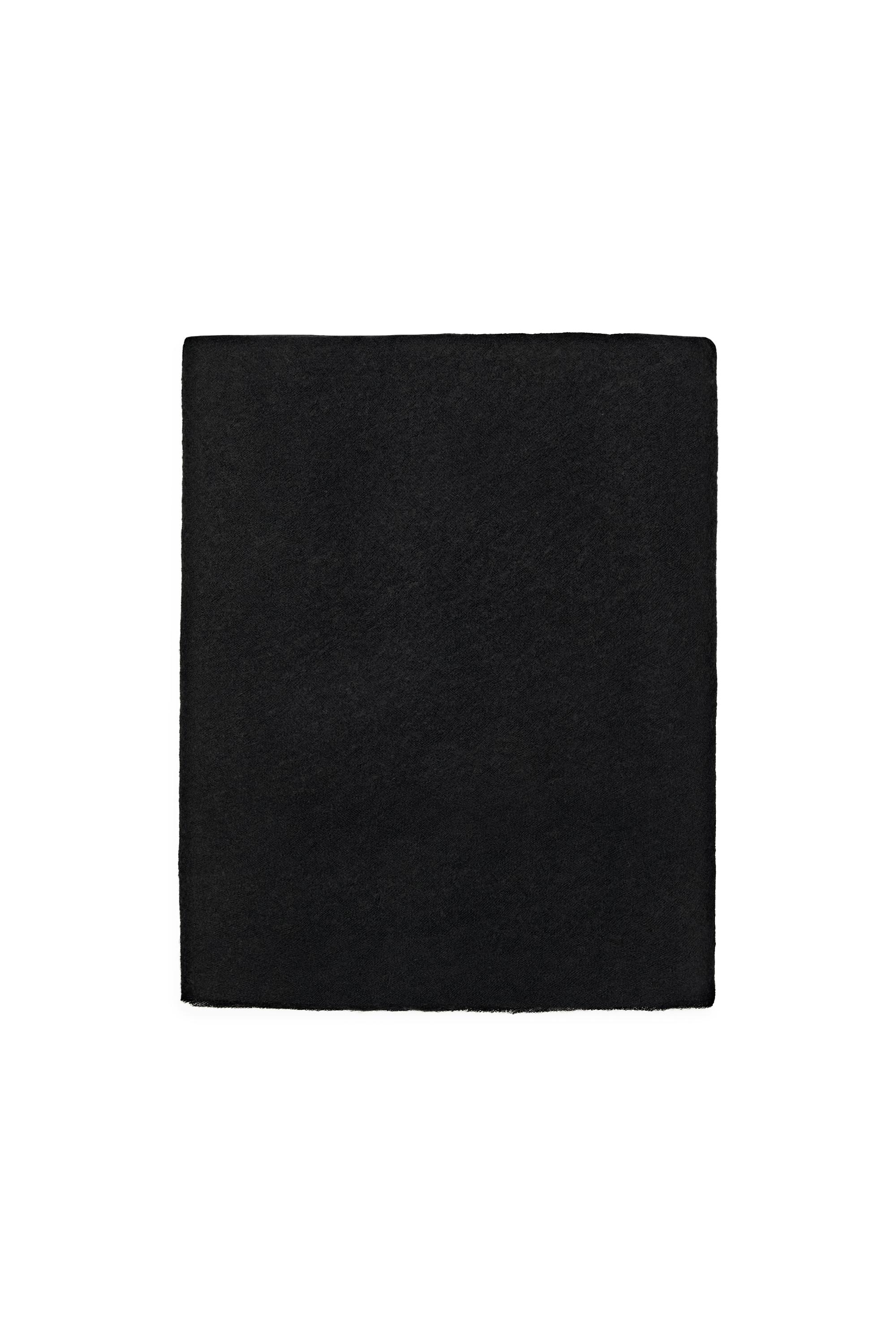 100% Cashmere scarf — BLACK