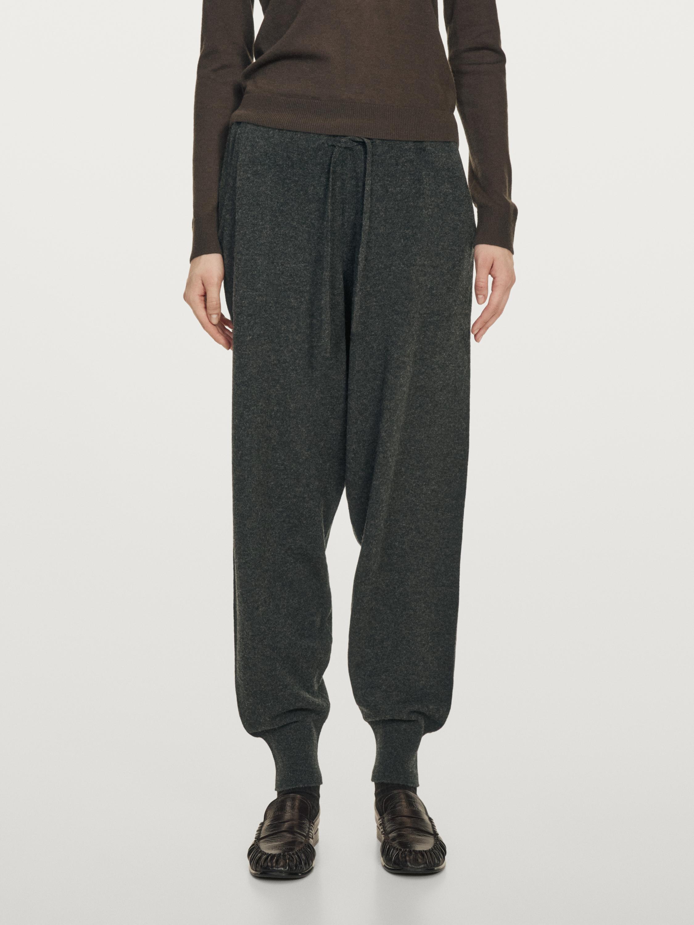 Pantalón bombacho bolsillos lana