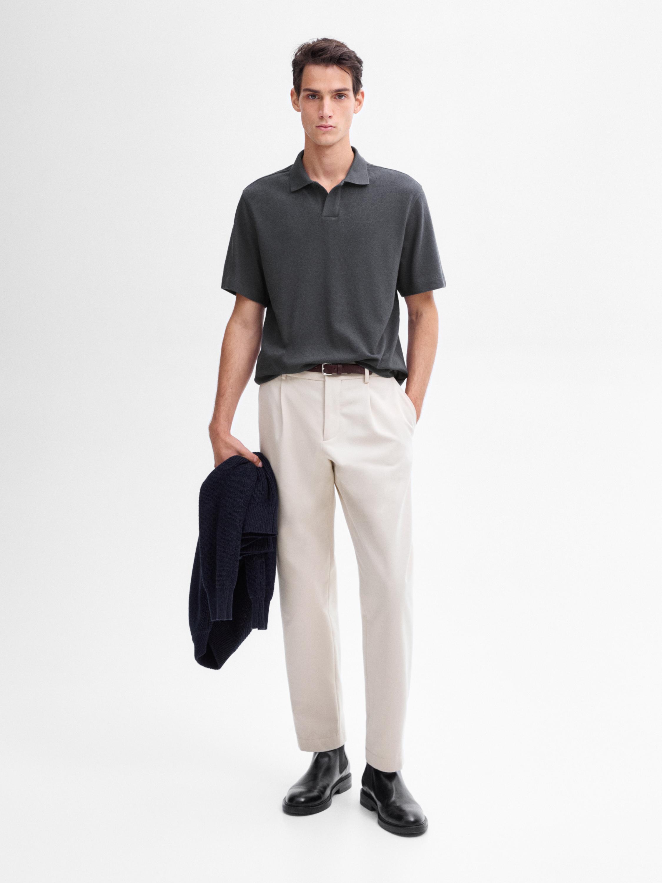 Polo manga corta 100% algodón