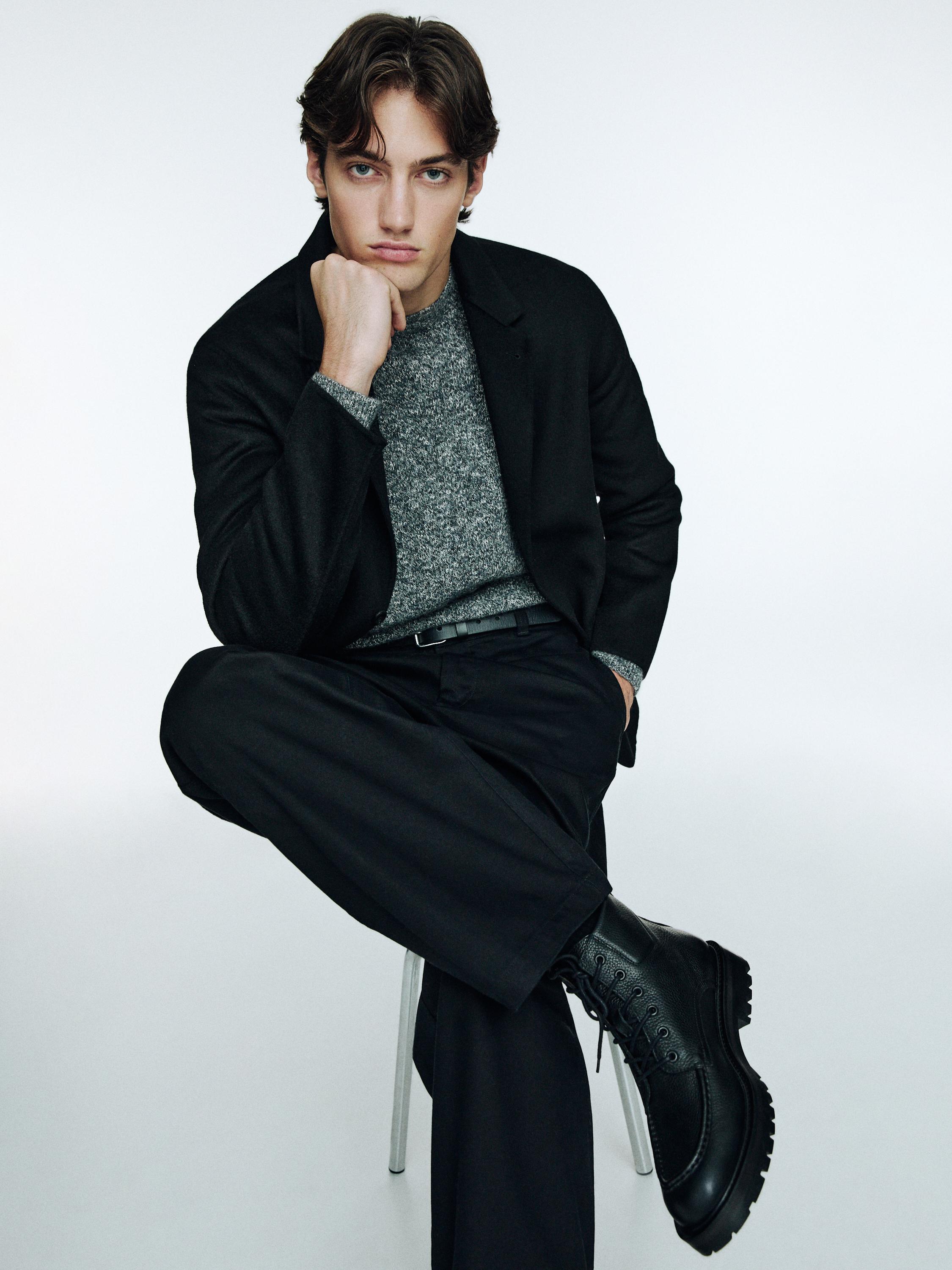 Tumbled moc toe boots