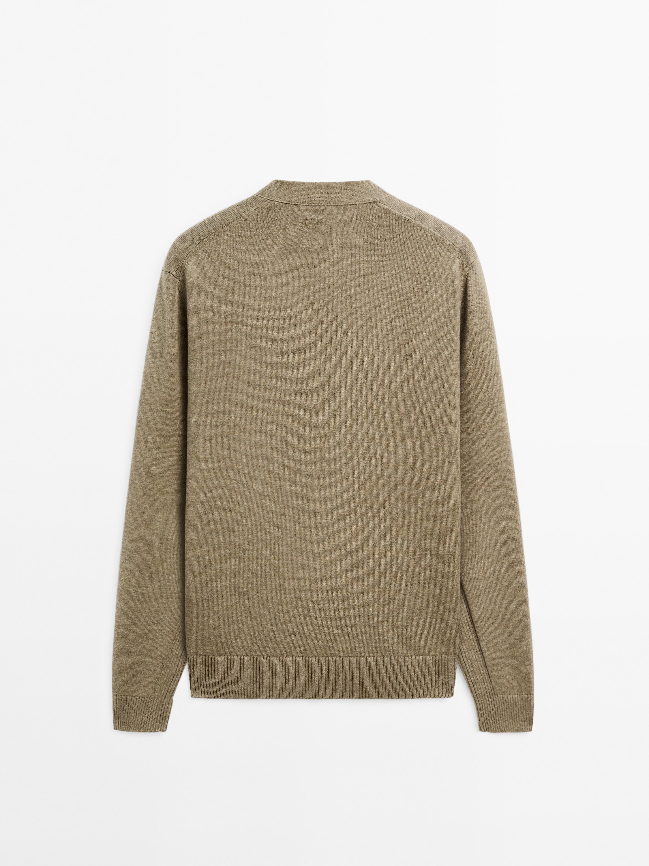 100% cotton knit cardigan