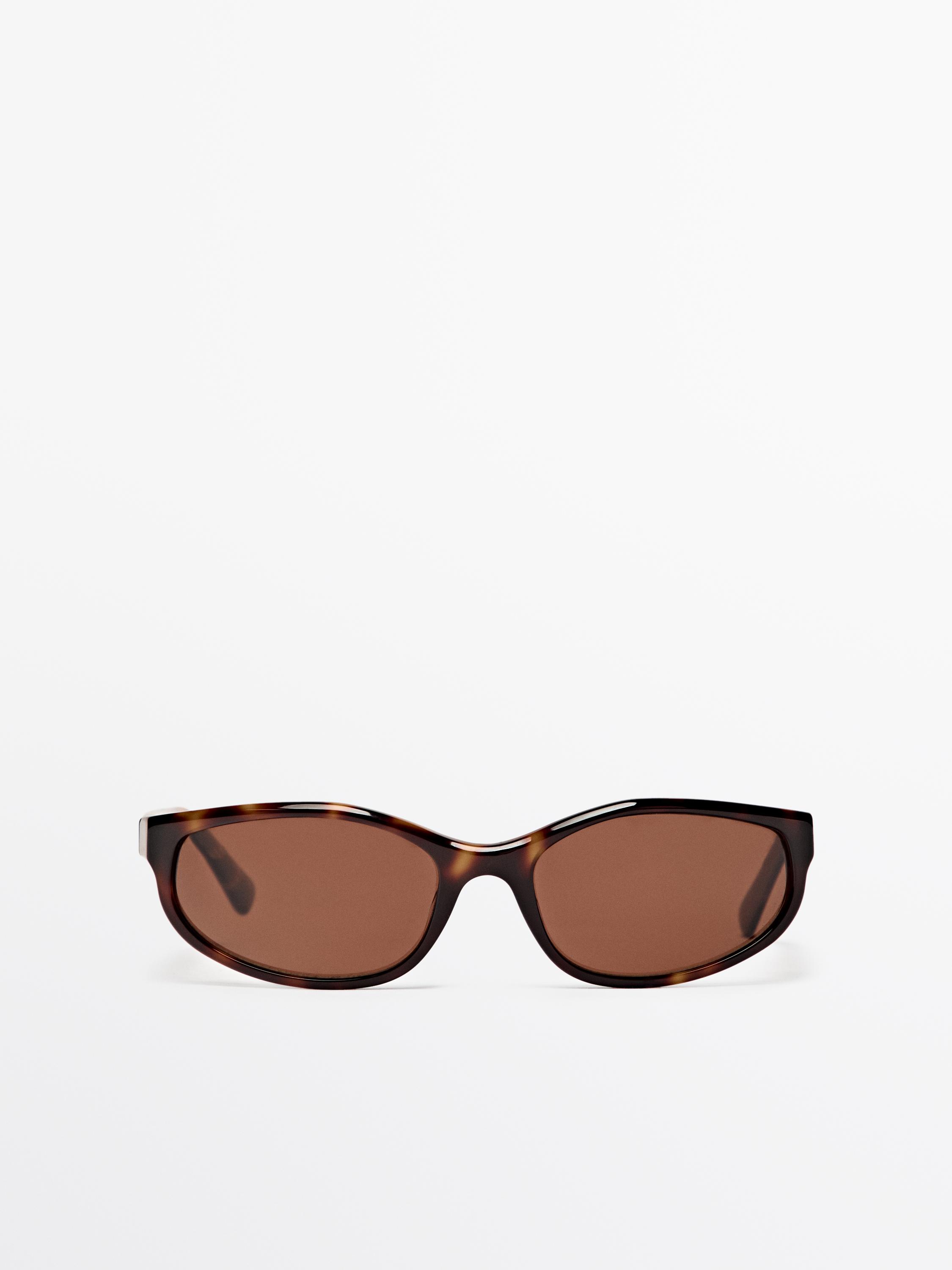 Маленькие овальные солнцезащитные очки