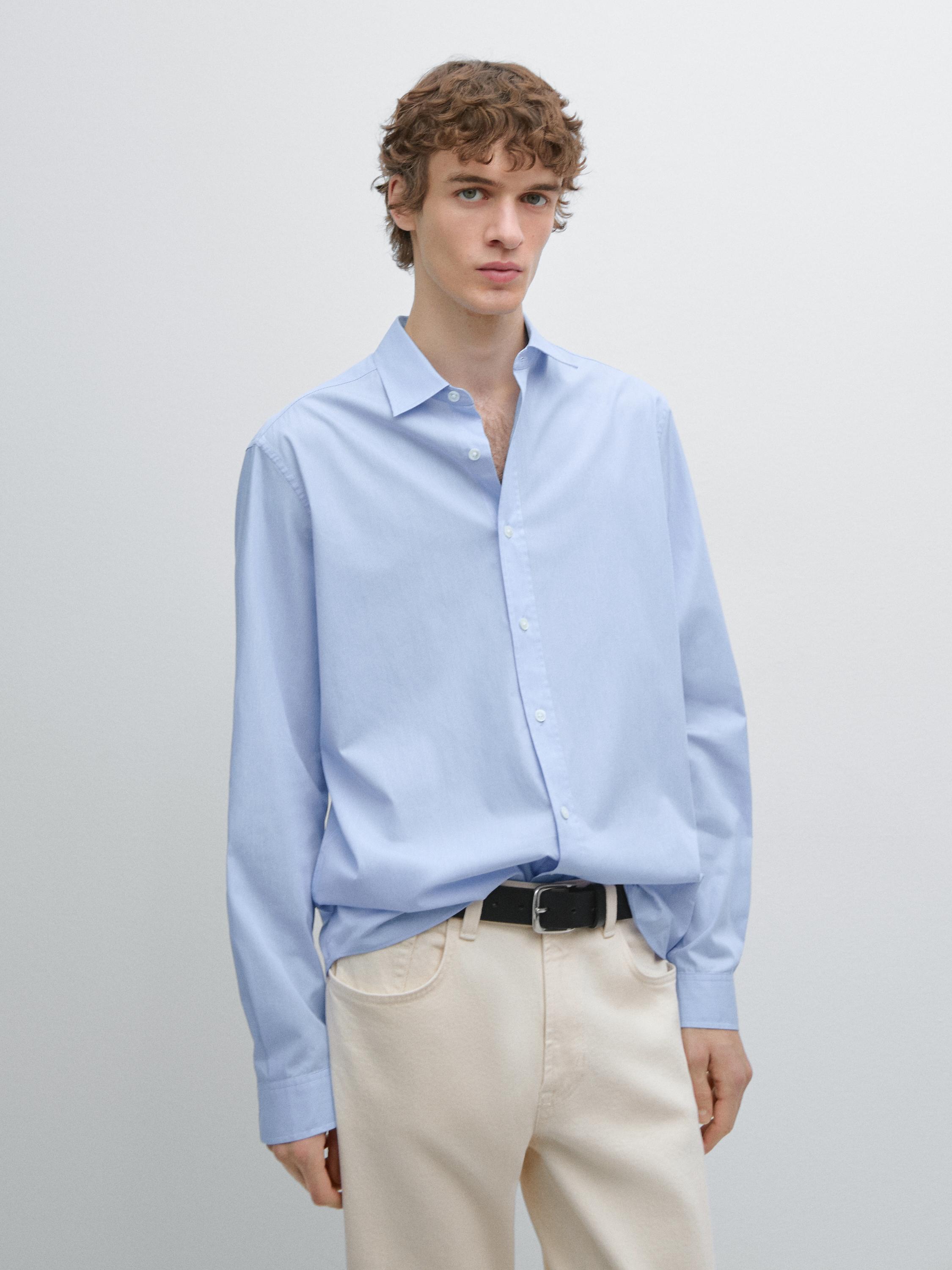 Regular fit striped shirt