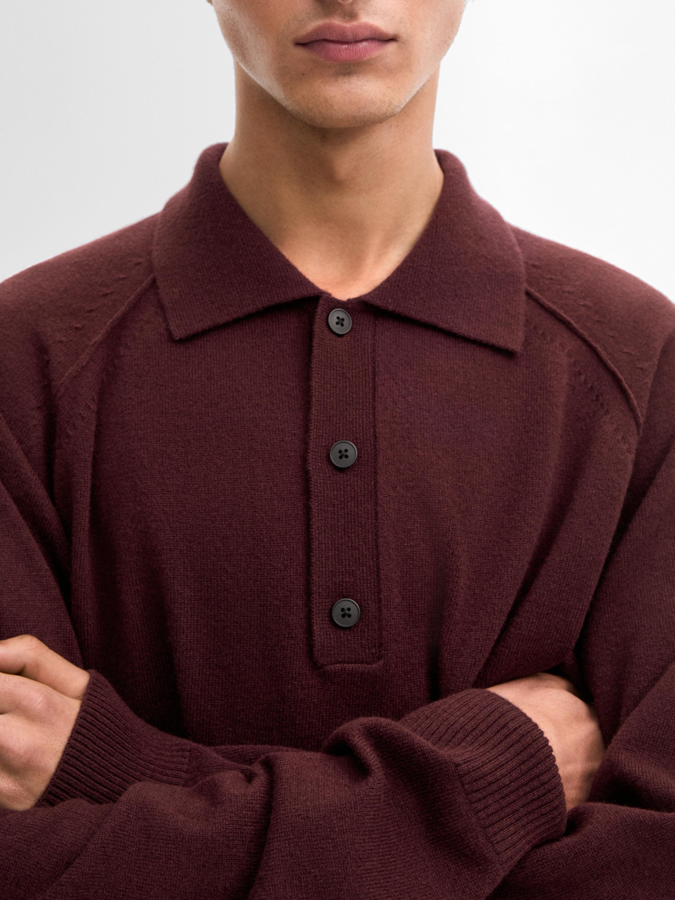Jersei punt coll polo llana