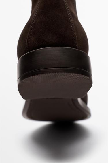 Leather Chelsea boots — BROWN 7