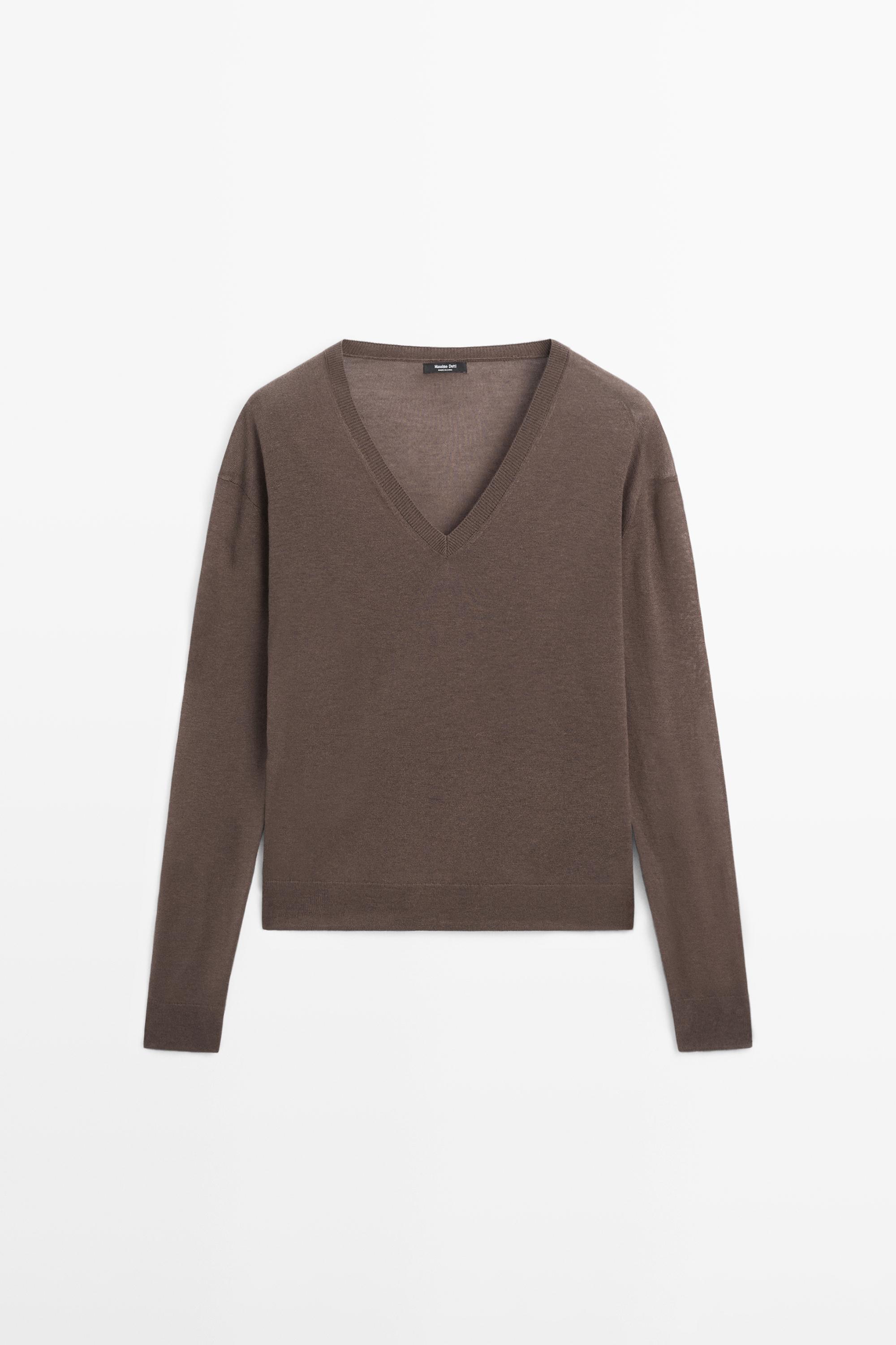 Maglia in misto lana e seta