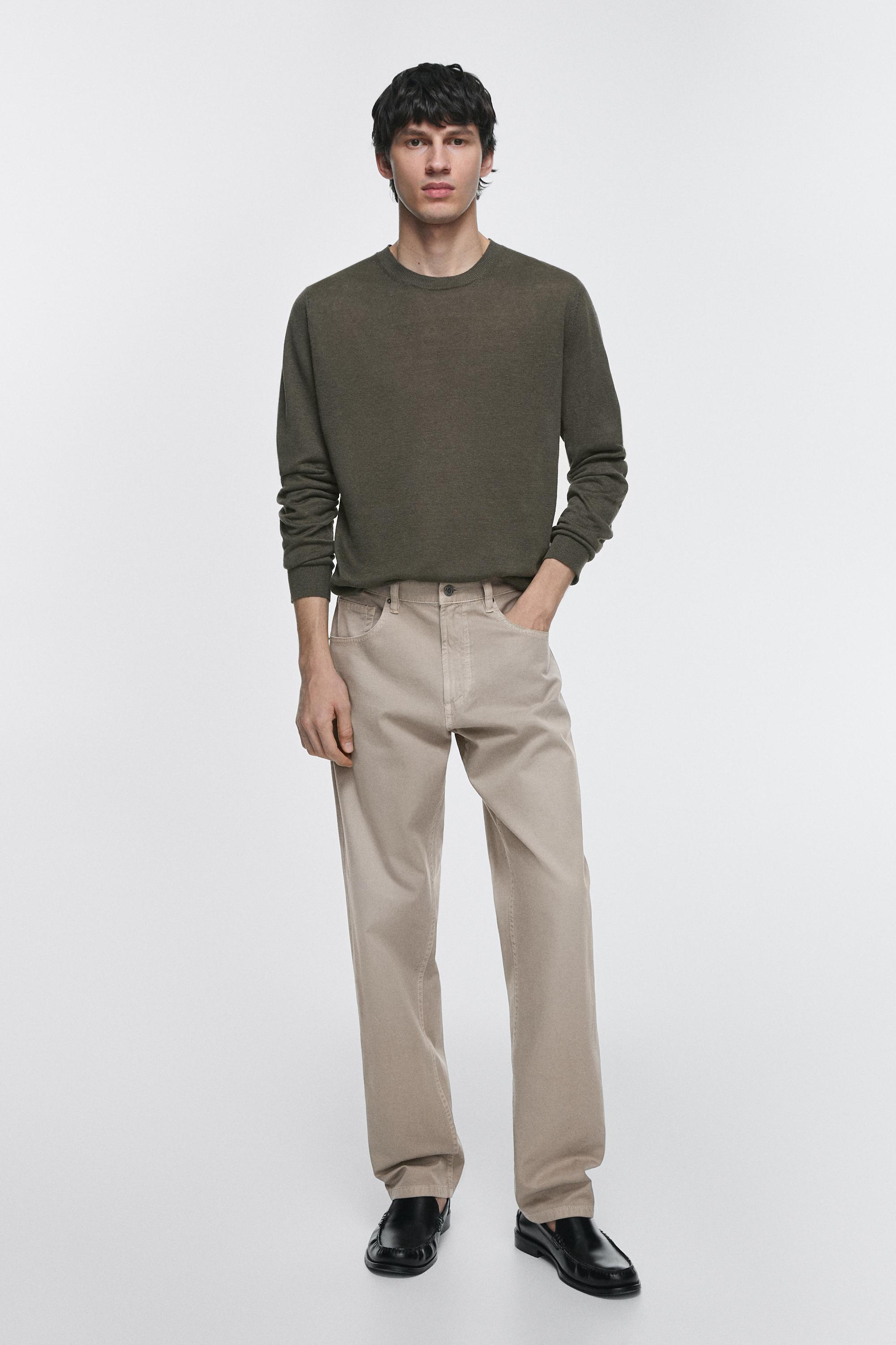 Relaxed-fit jeans — PALE GREEN