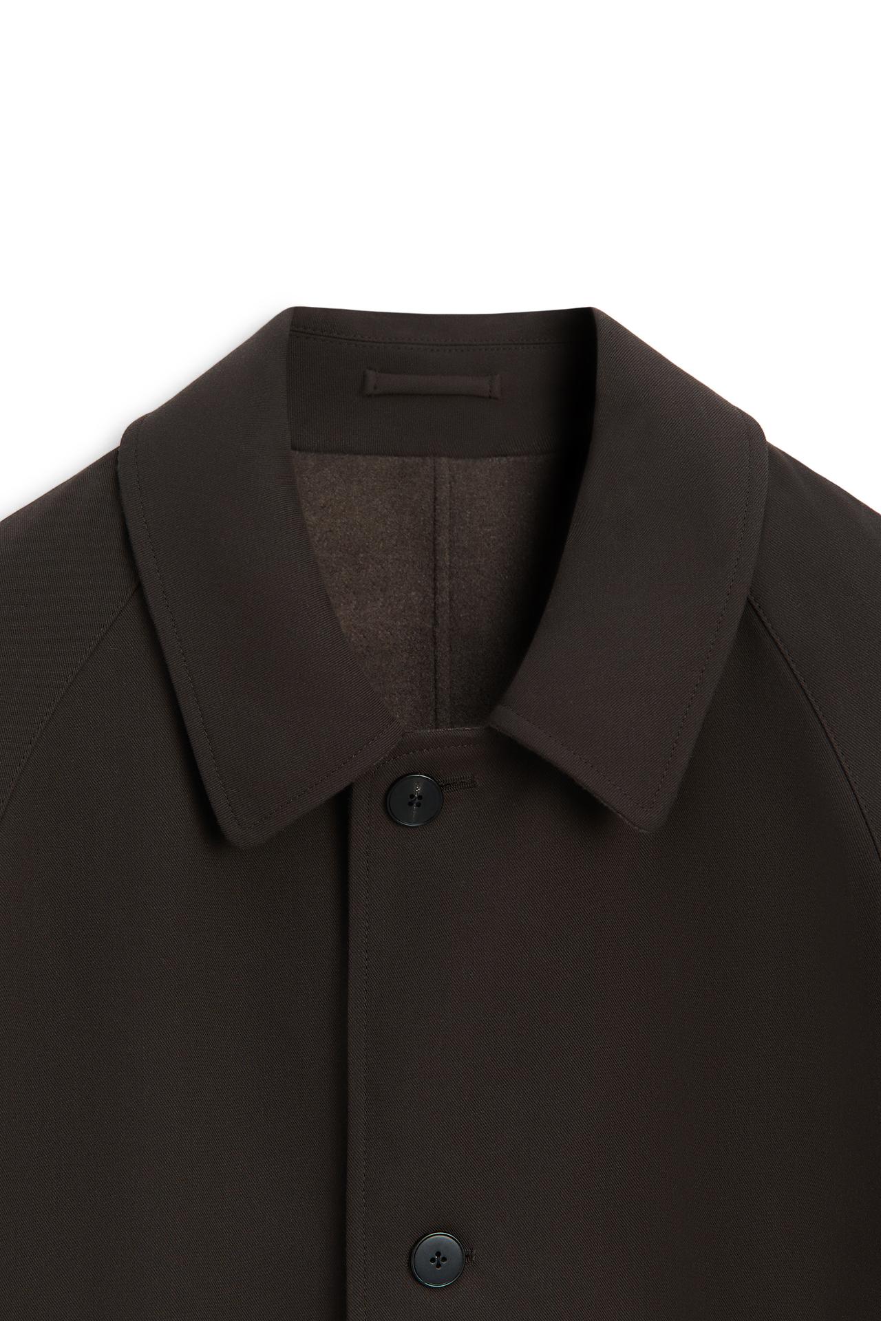Long reversible coat - LIMITED EDITION — BROWN MARL