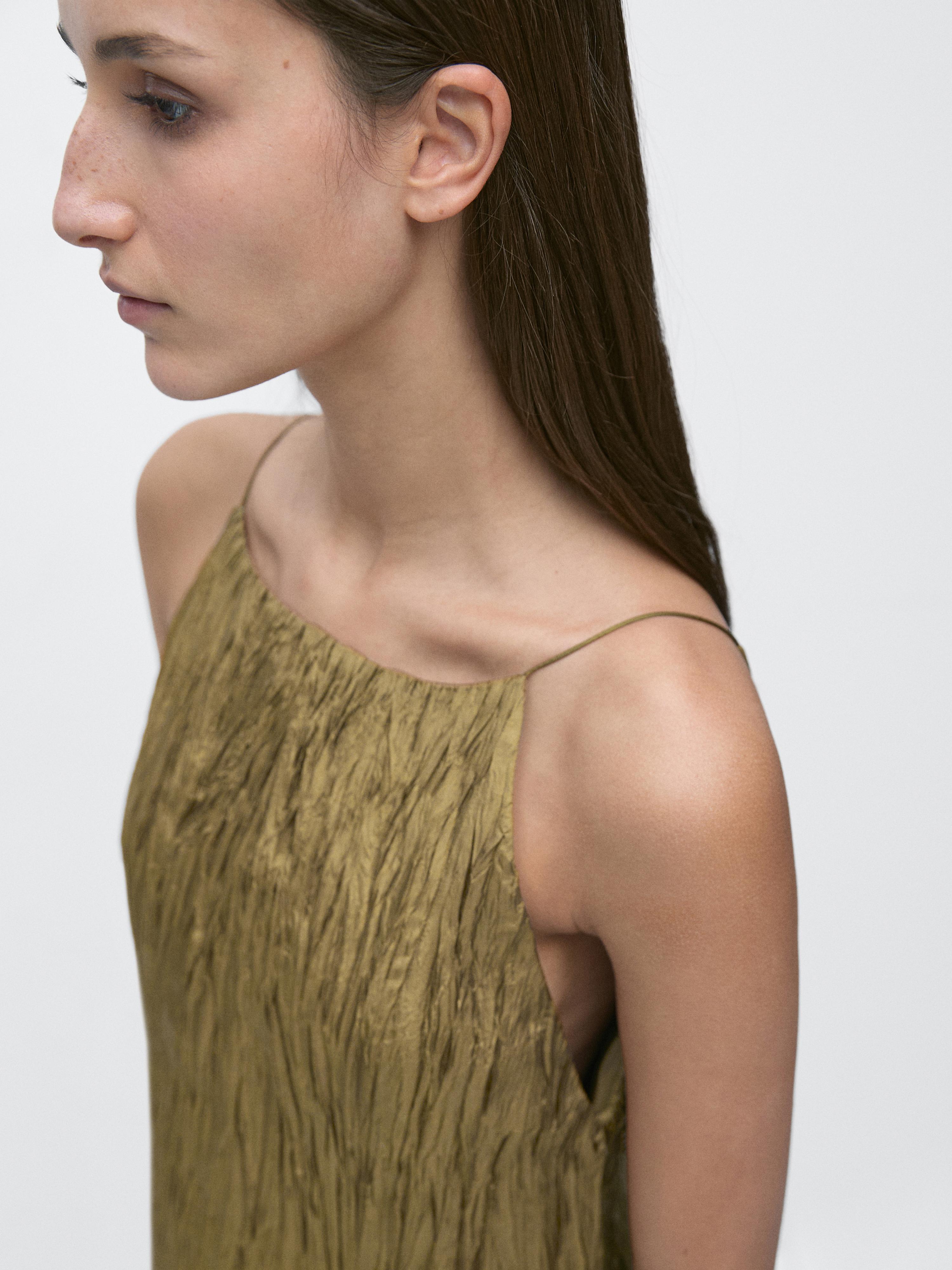 silver halter neck dress High Collar Halter Neck Backless Dress with Silk Yarn and Crystalline –  Abhishek Sharma
