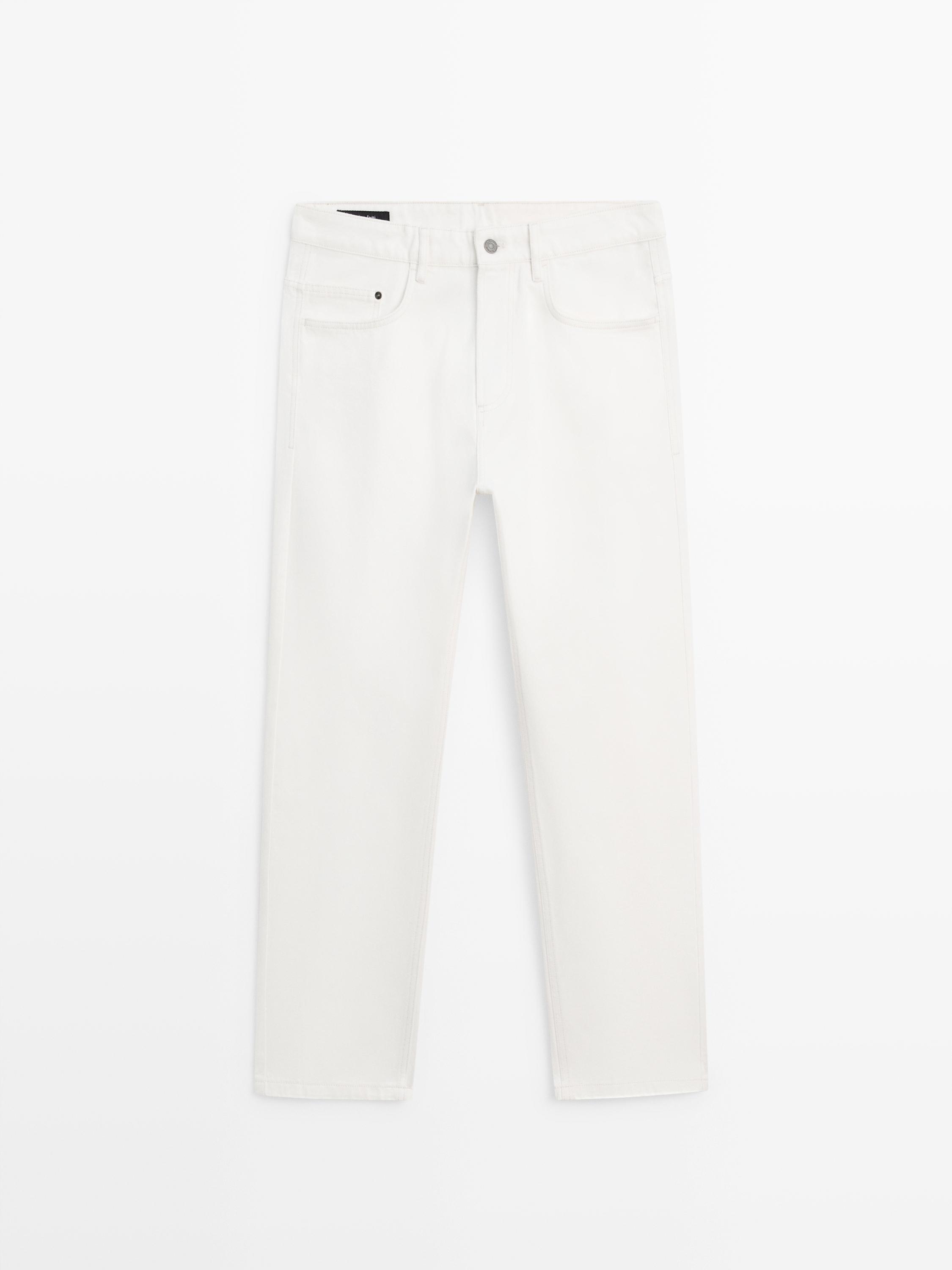 Relaxed-fit jeans — WHITE
