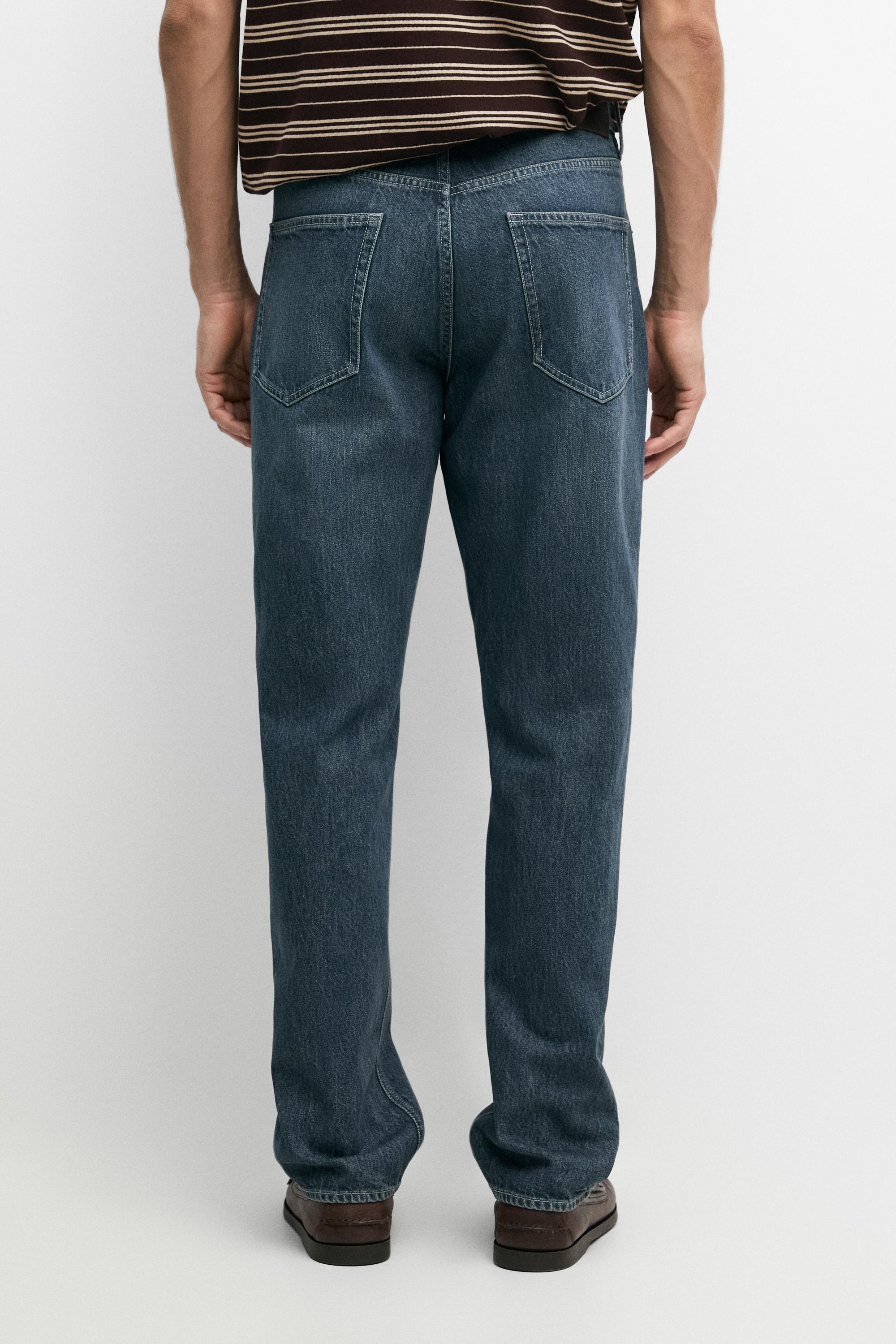 Tapered fit jeans — FADED BLUE