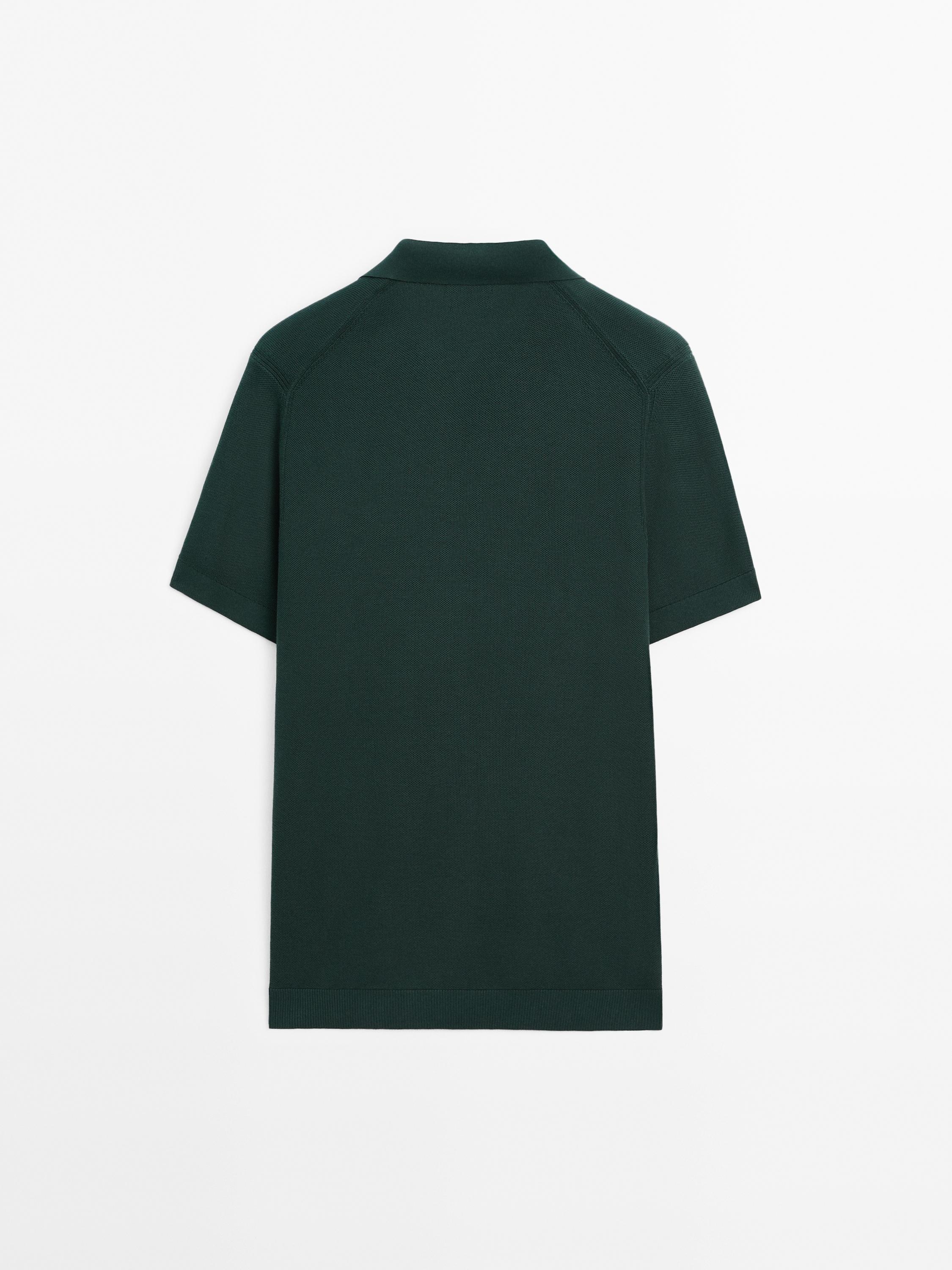 Jersey punto cuello polo 100% algodón