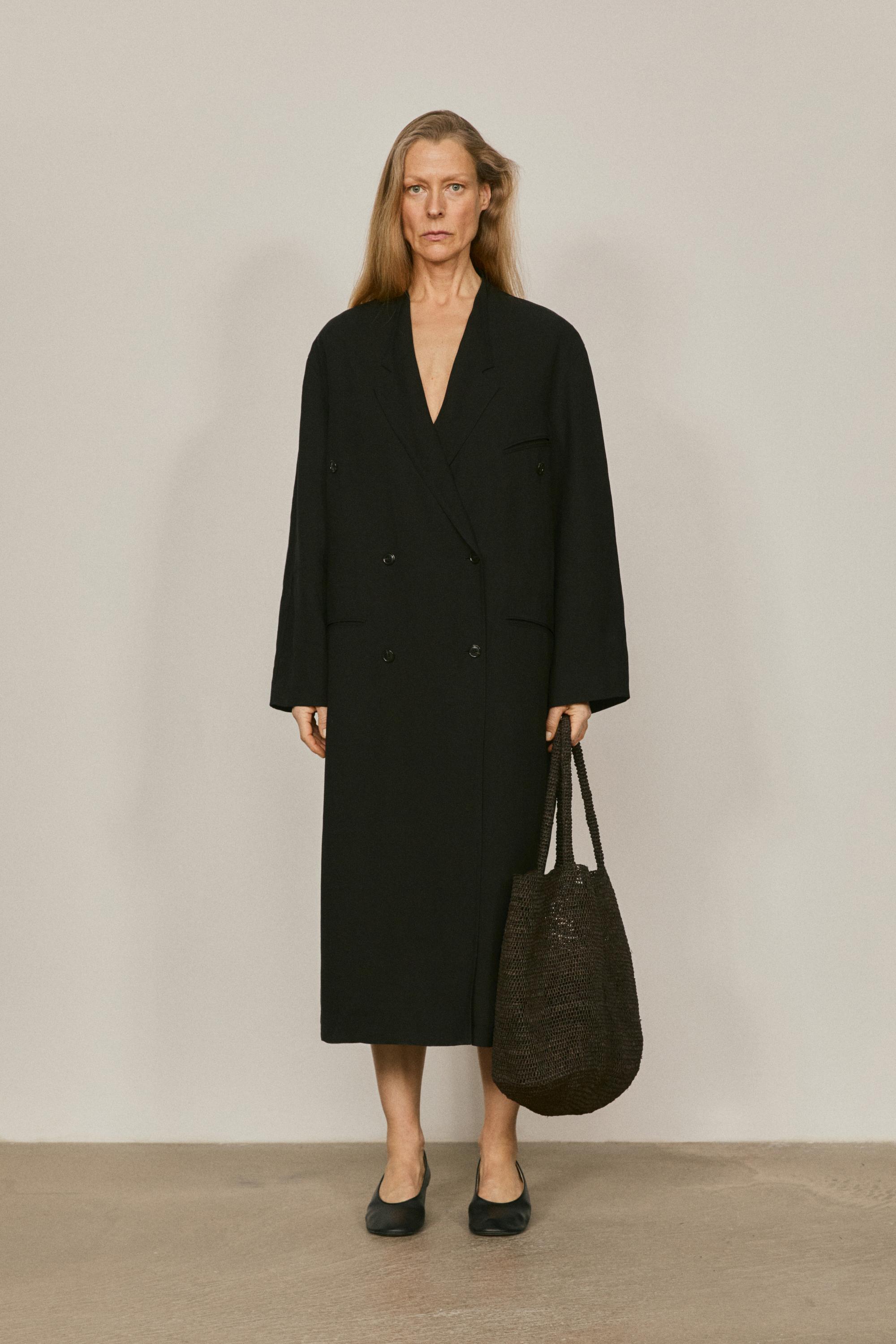 Long double-breasted trench coat - LIMITED EDITION