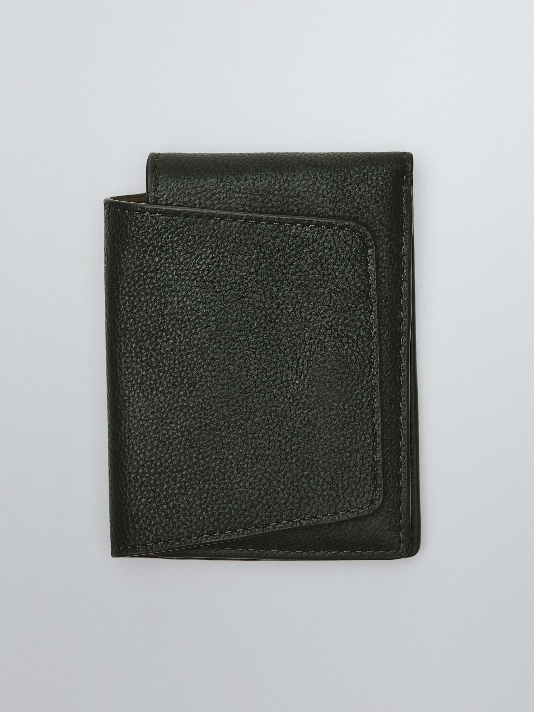 Nappa leather wallet — GREEN