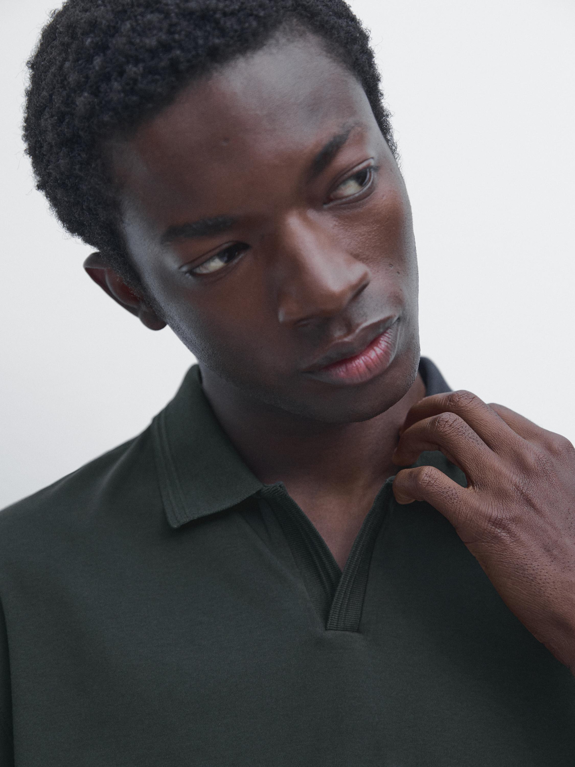 100% cotton short sleeve polo shirt — BOTTLE