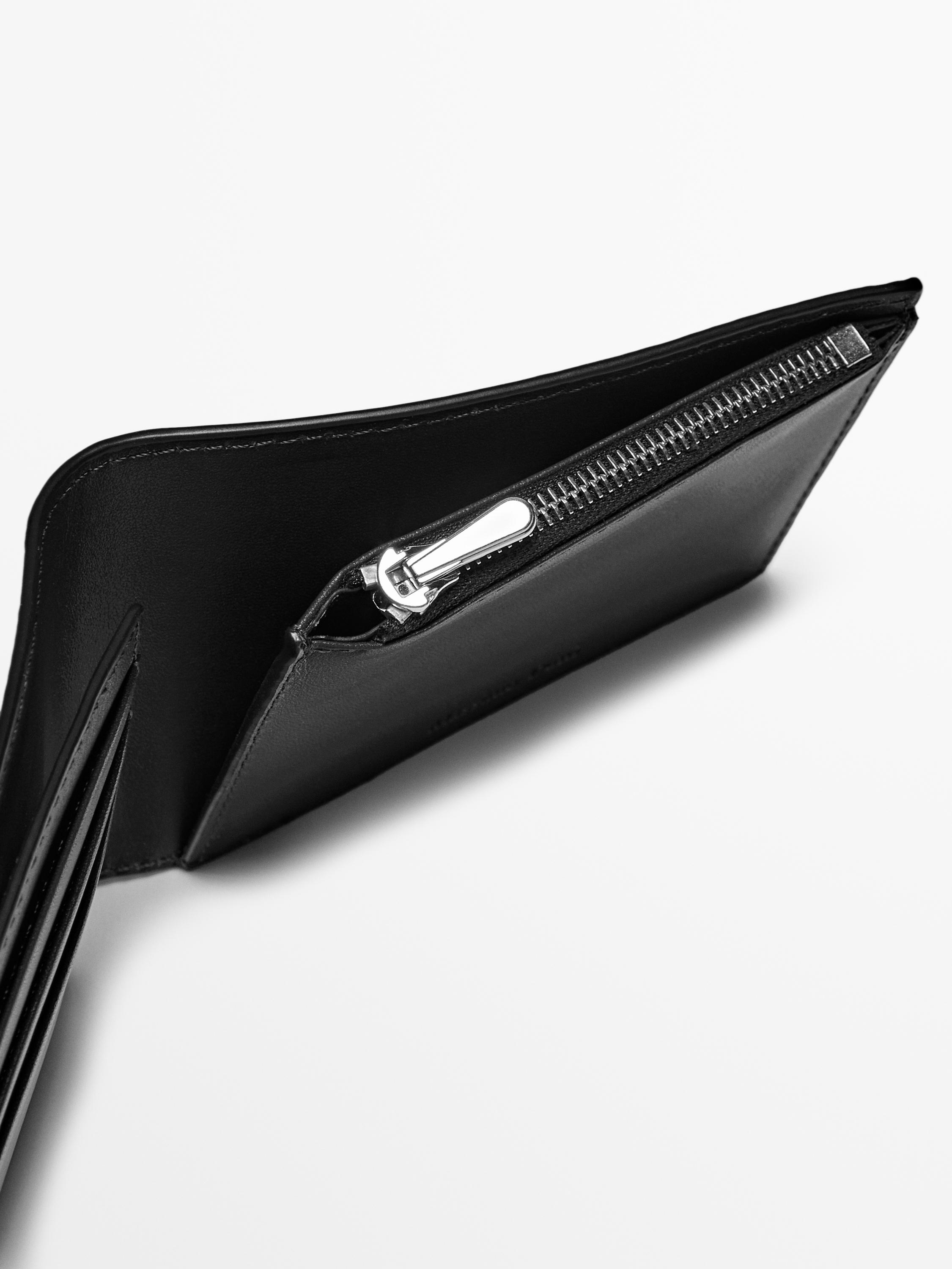 Nappa leather landscape wallet