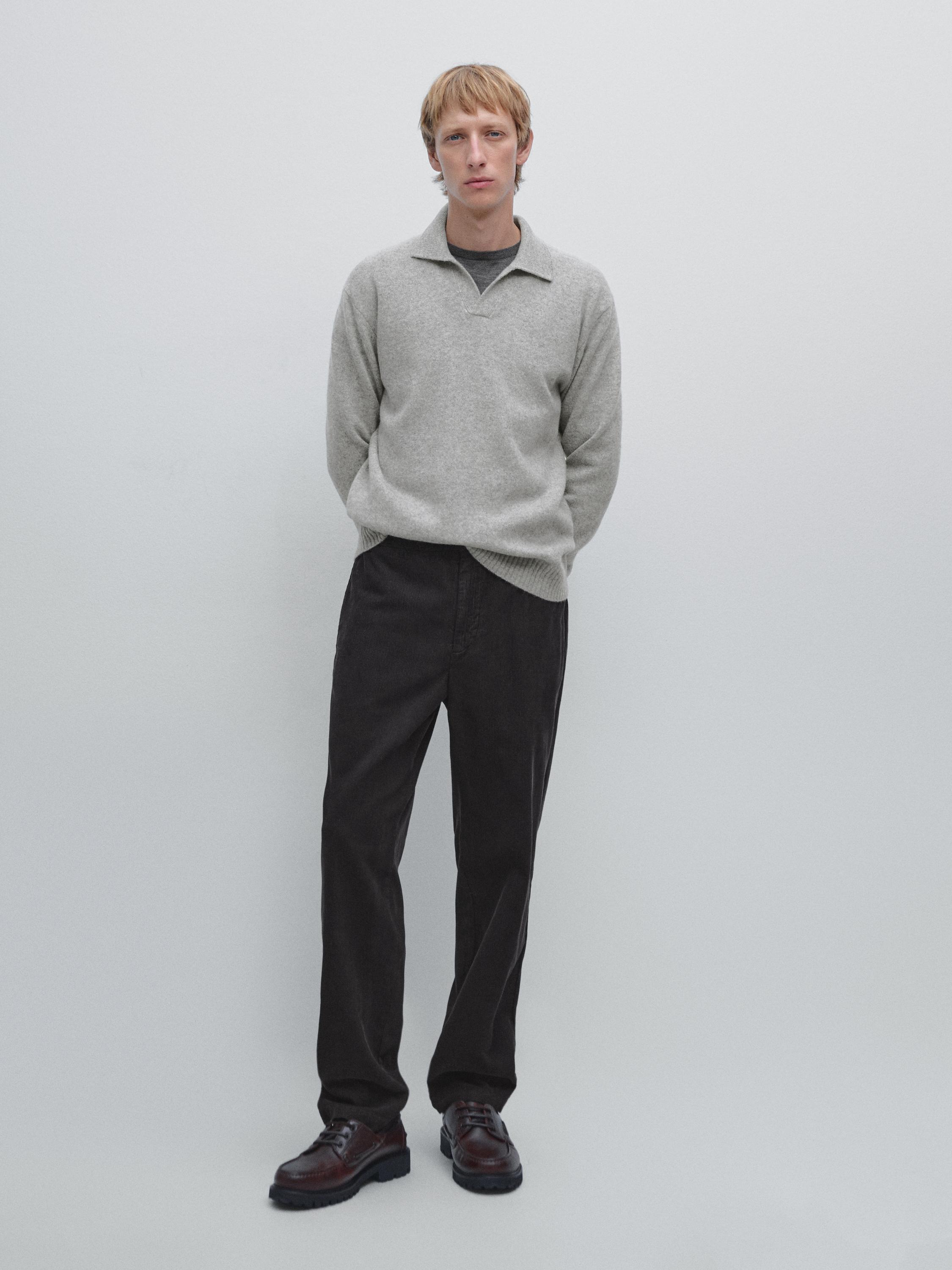 Cordhose im Jogger-Fit