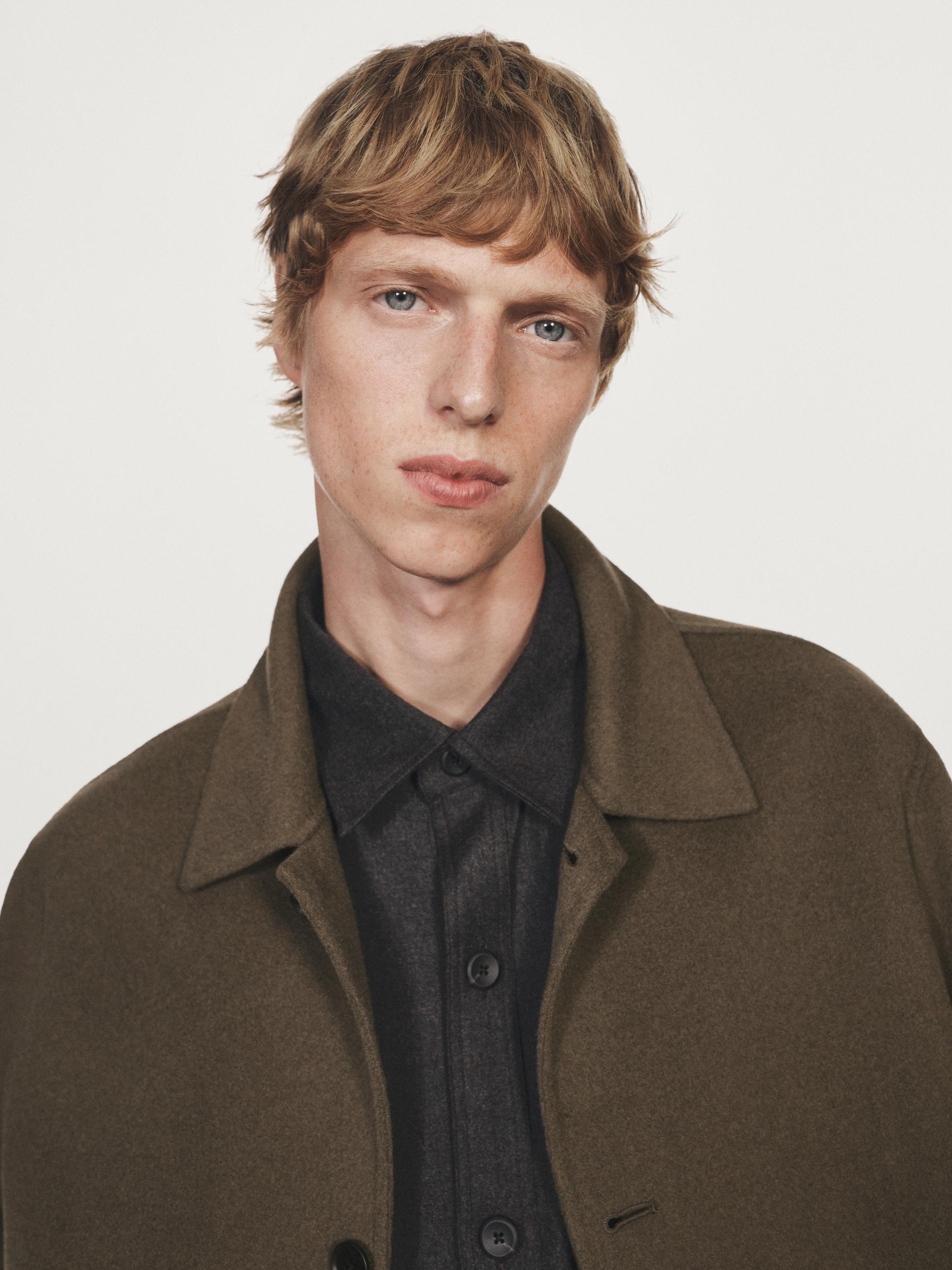 Wool blend jacket