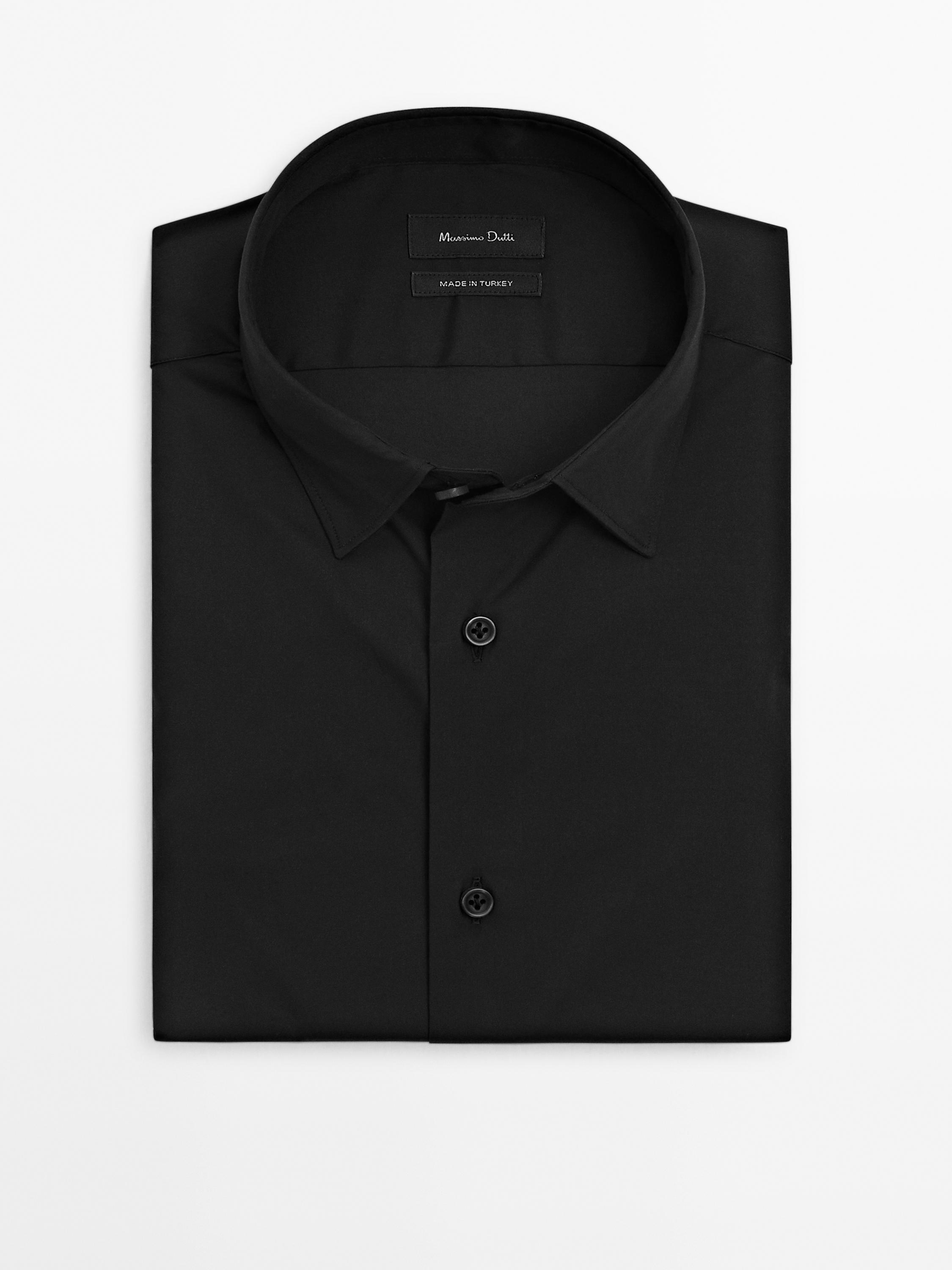 Slim fit stretch shirt