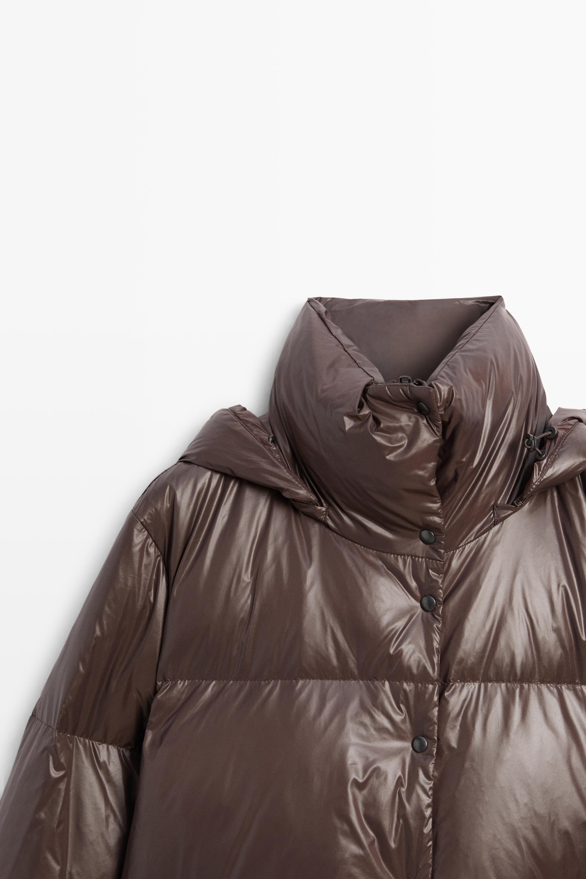 Stand-up collar down jacket