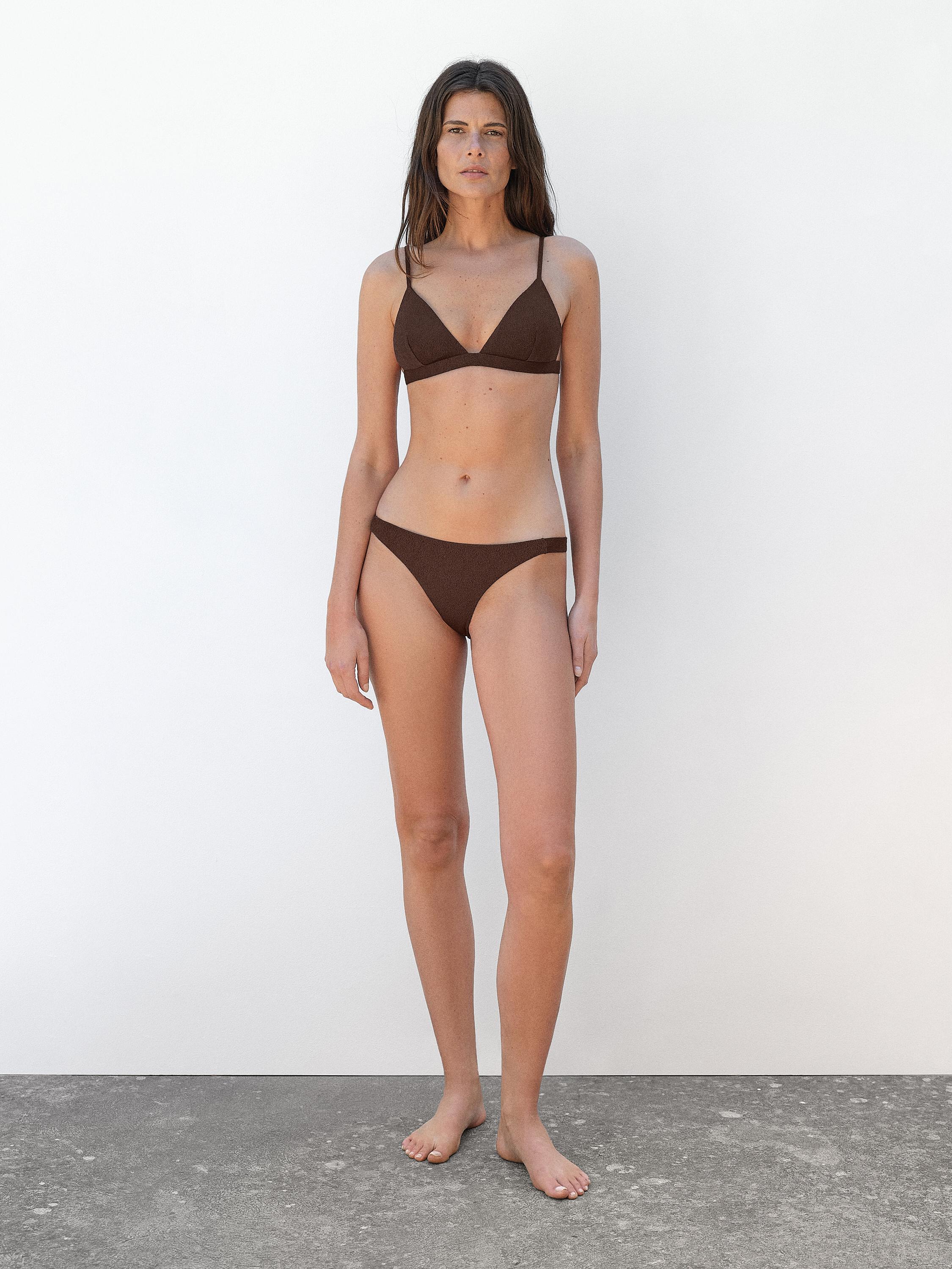 Slip bikini testurizzati