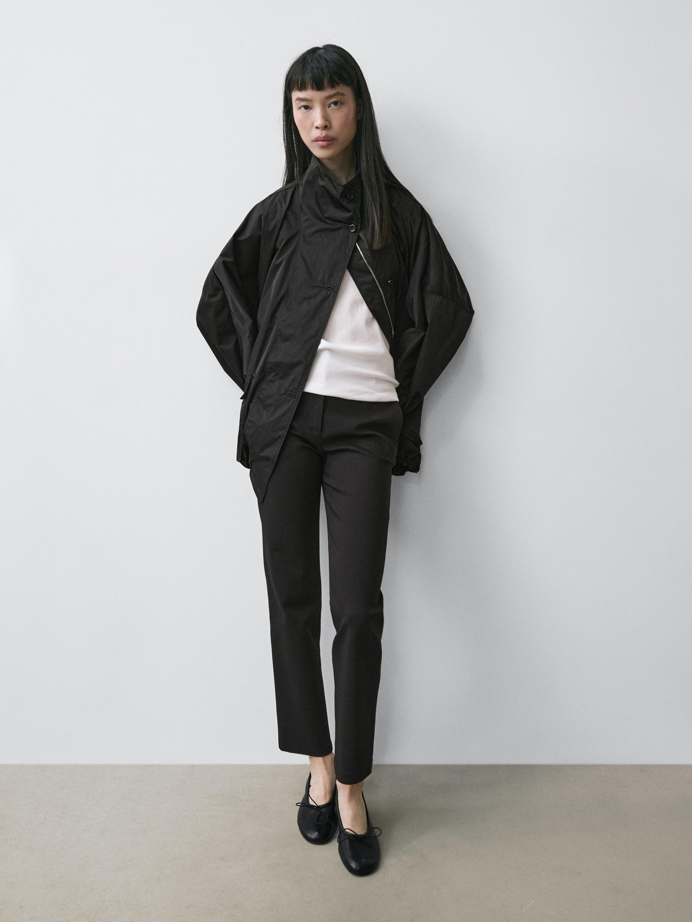 Bomber jacket with pocket details — Blue