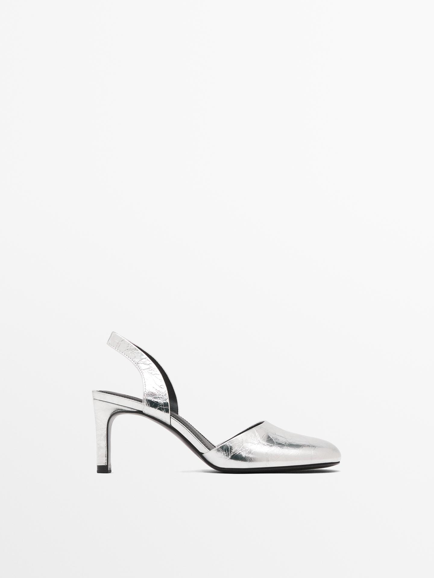 Bia e Buty Na Obcasie Srebrny Buty Na Obcasie Massimo Dutti bia-e-buty-na-obcasie-srebrny-buty-na-obcasie-massimo-dutti