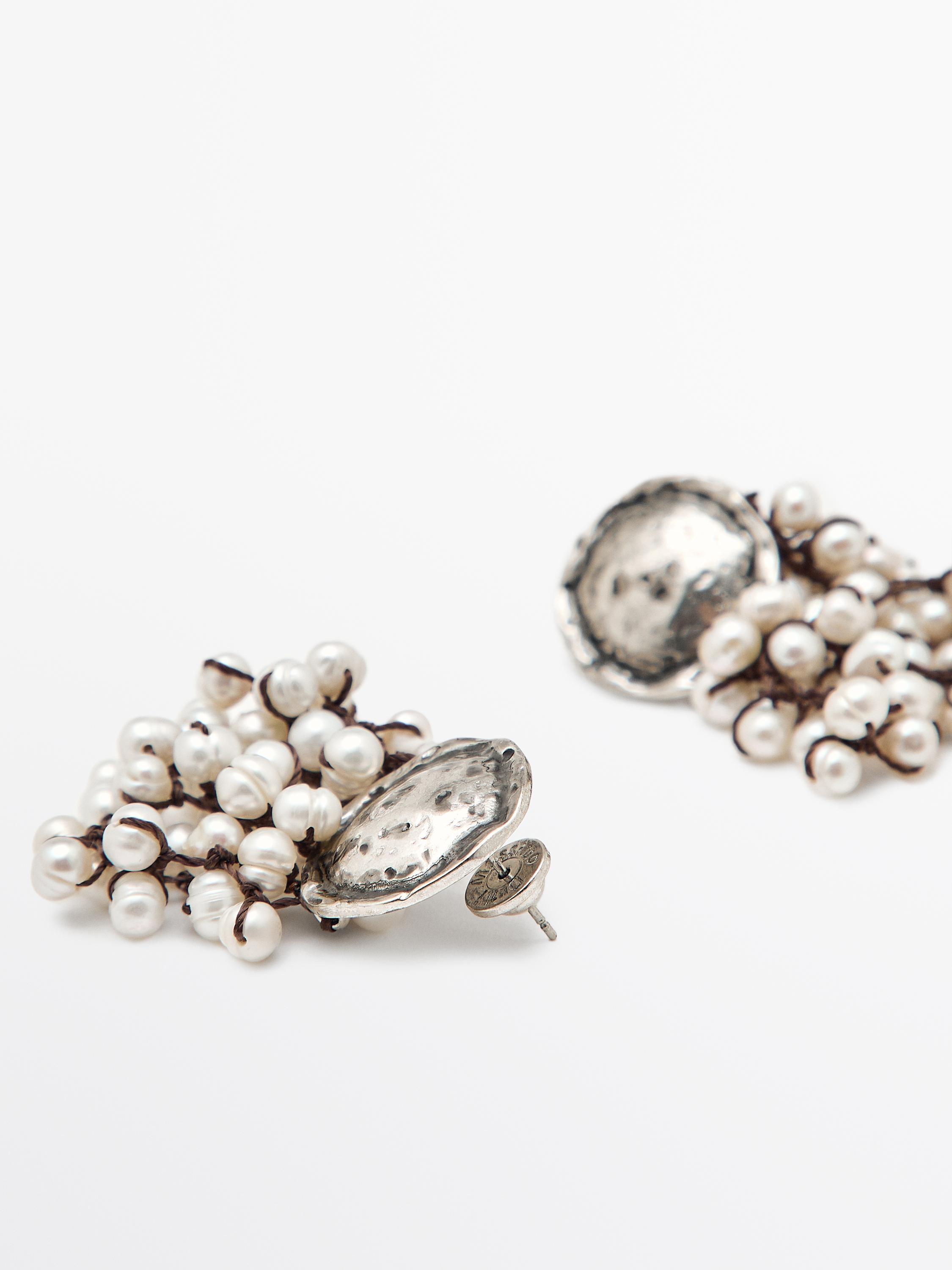 Pearl earrings