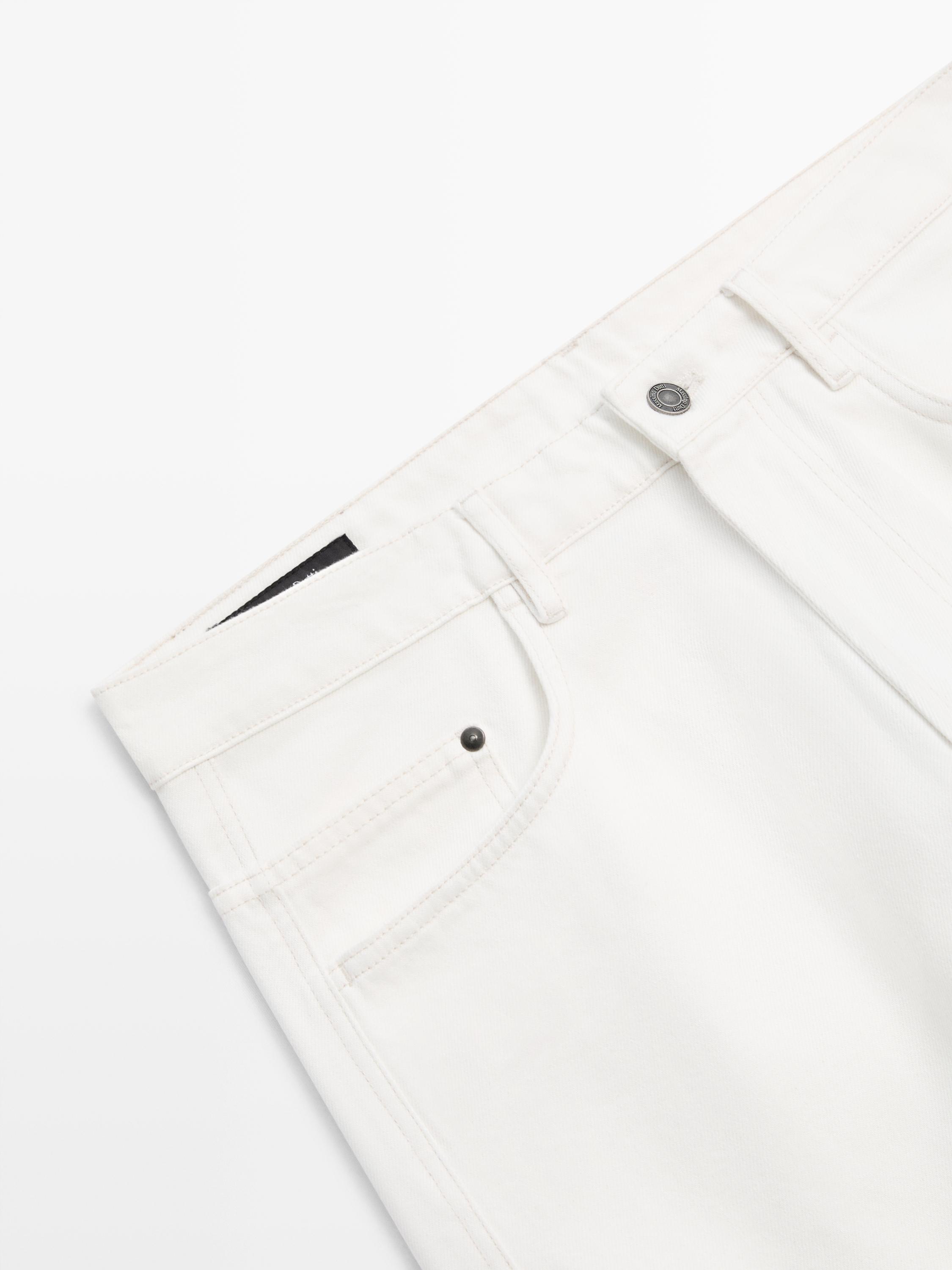 Relaxed-fit jeans — WHITE