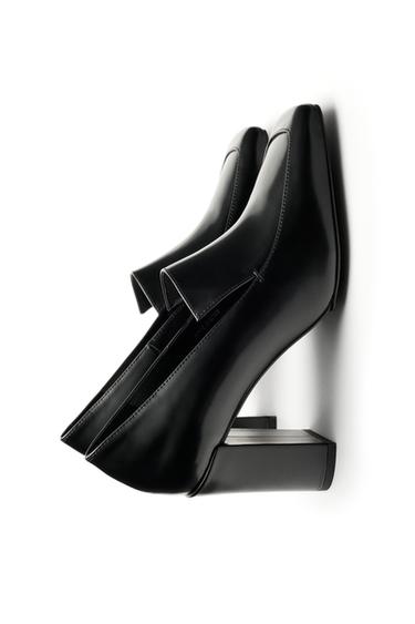 Leather heel loafer - LIMITED EDITION — BLACK 8