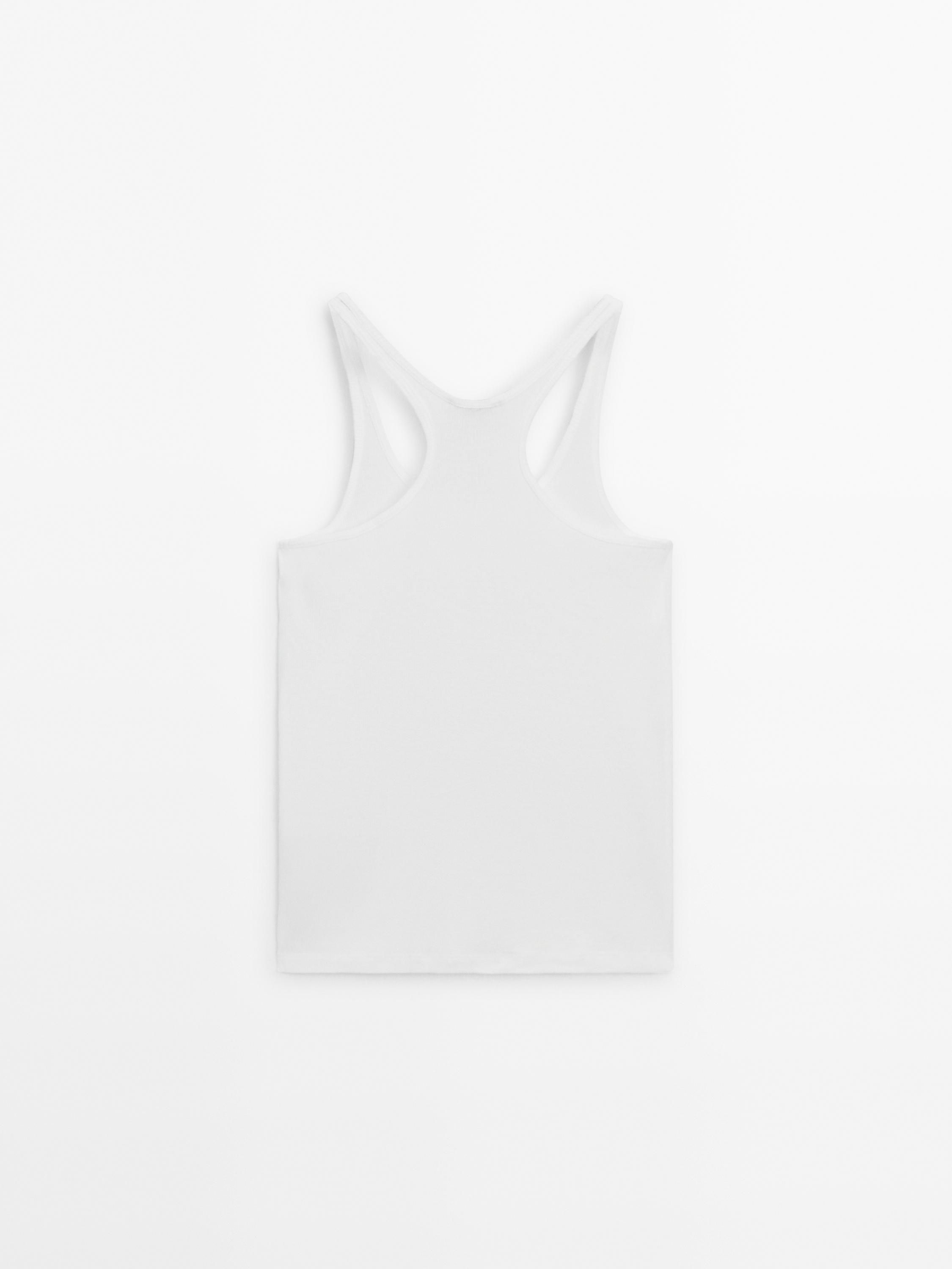 100% cotton strappy top