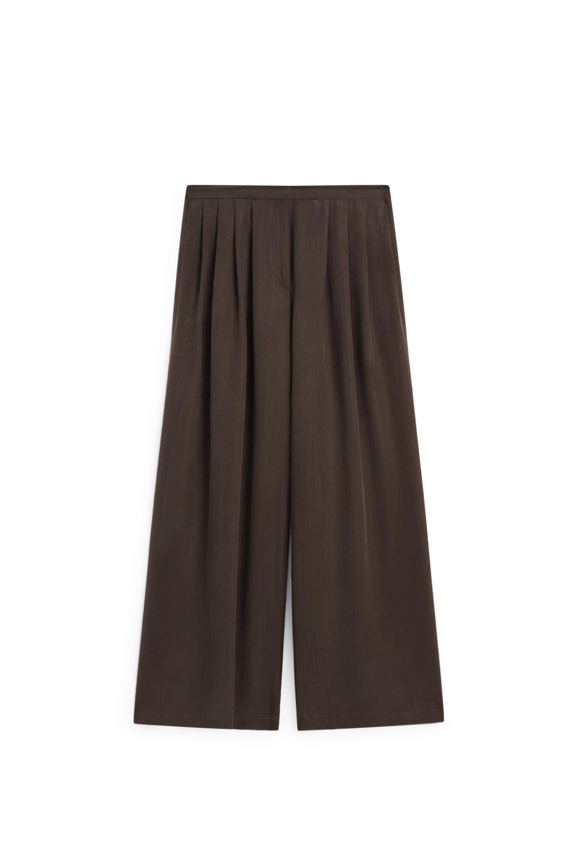 Total look flowing skort — Chocolate