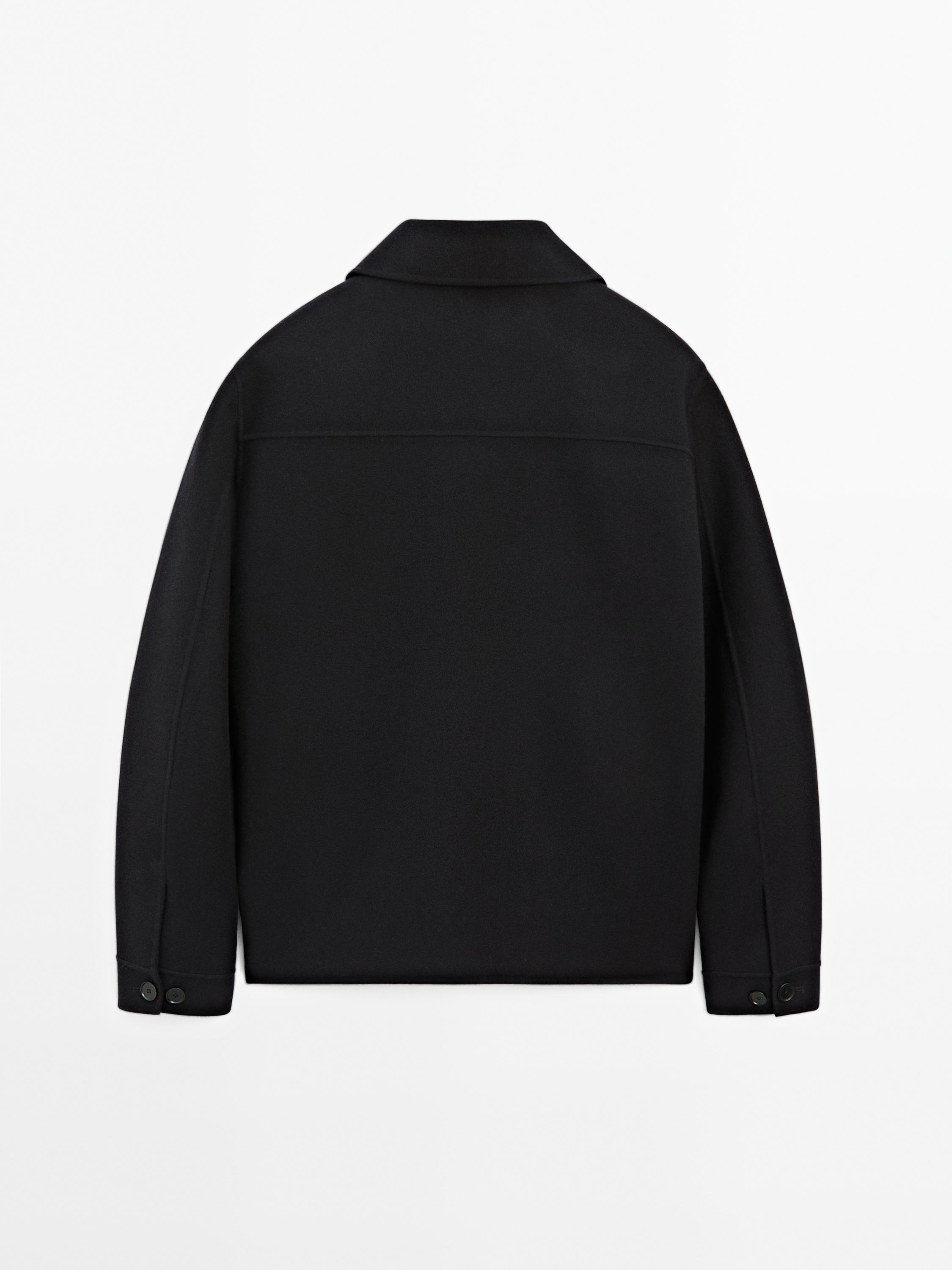 Double-layer wool jacket