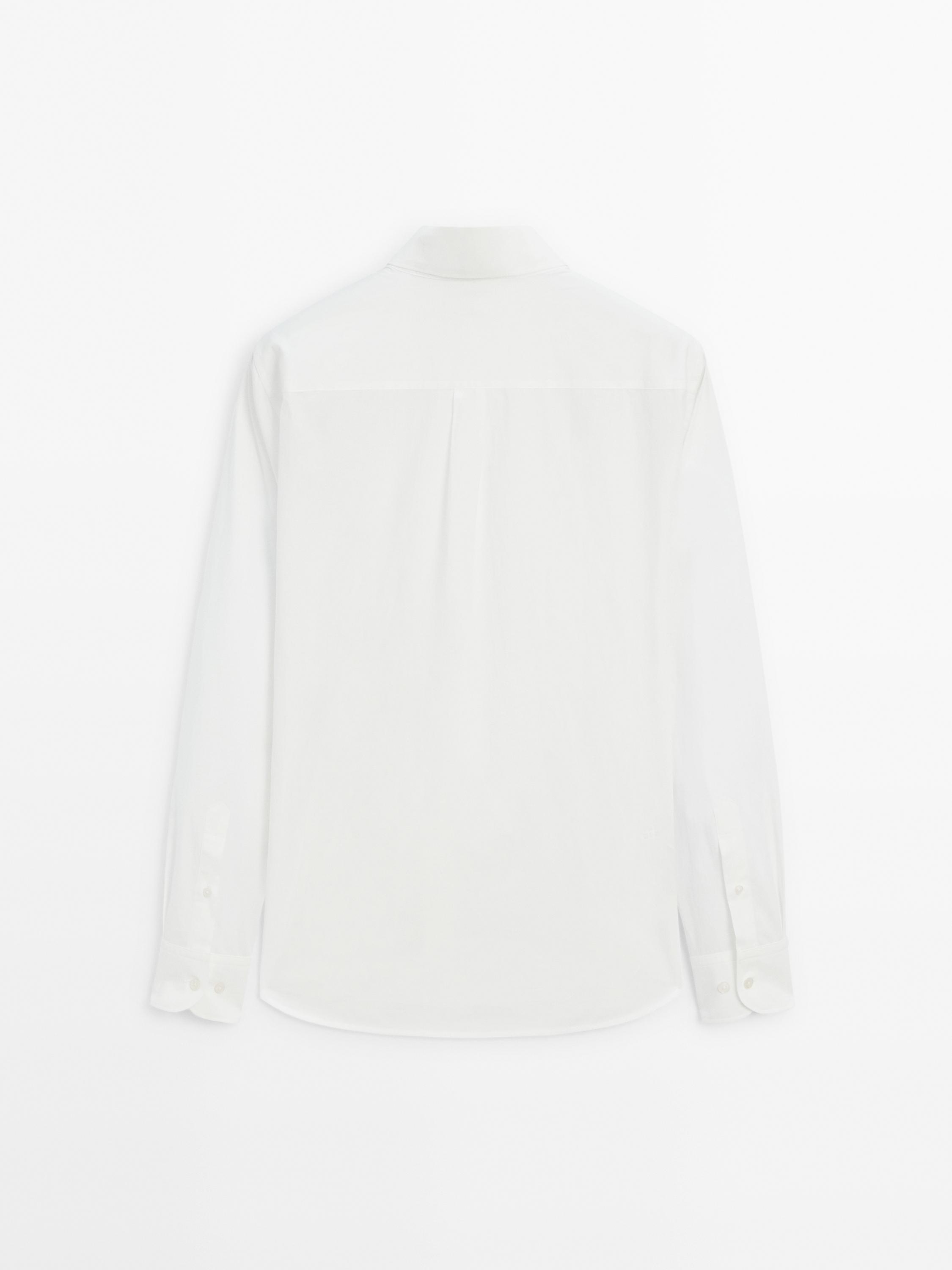 100% cotton poplin shirt