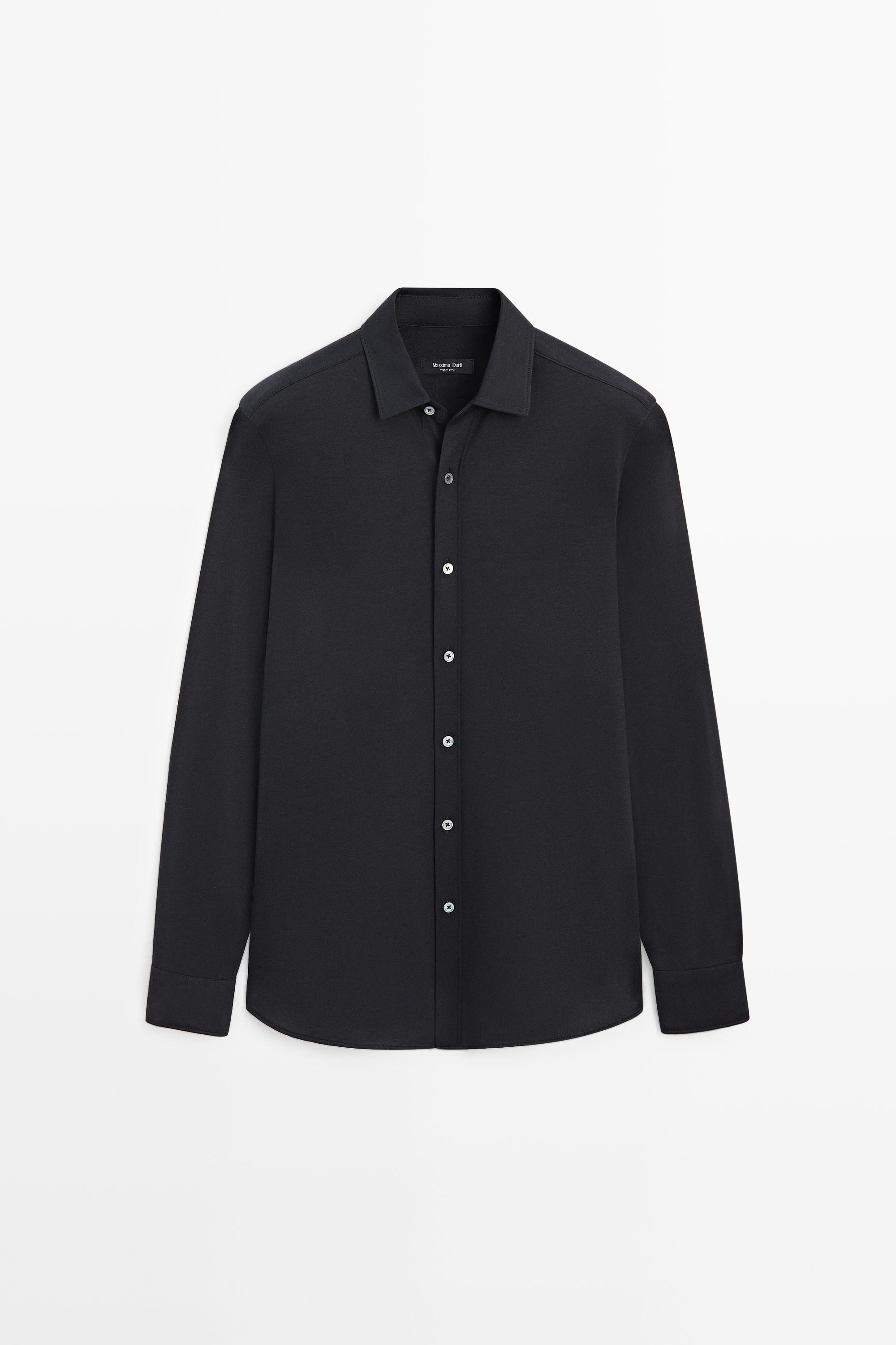 Pružná košile slim fit s bavlnou
