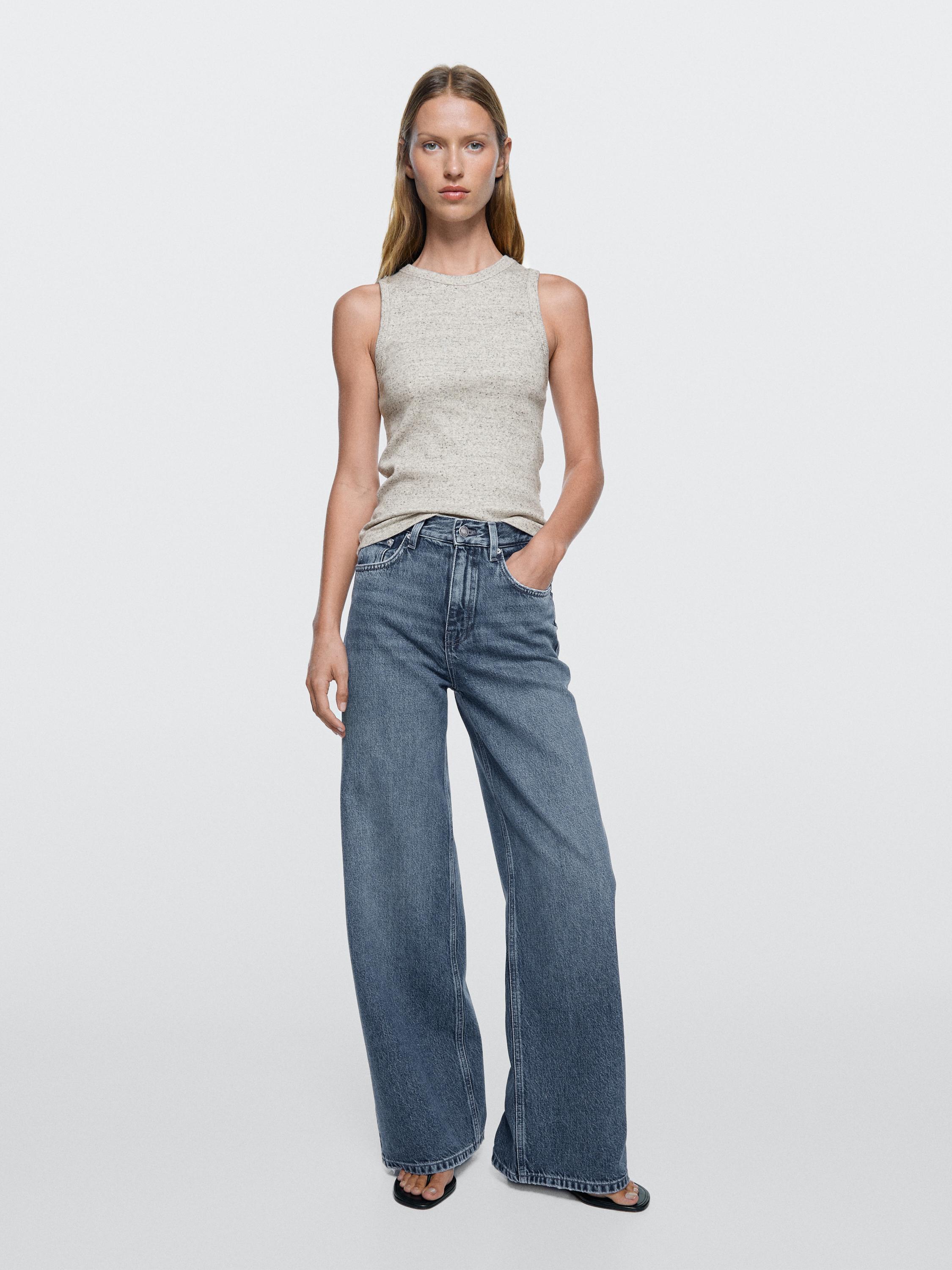 Wide-leg jeans — MEDIUM BLUE