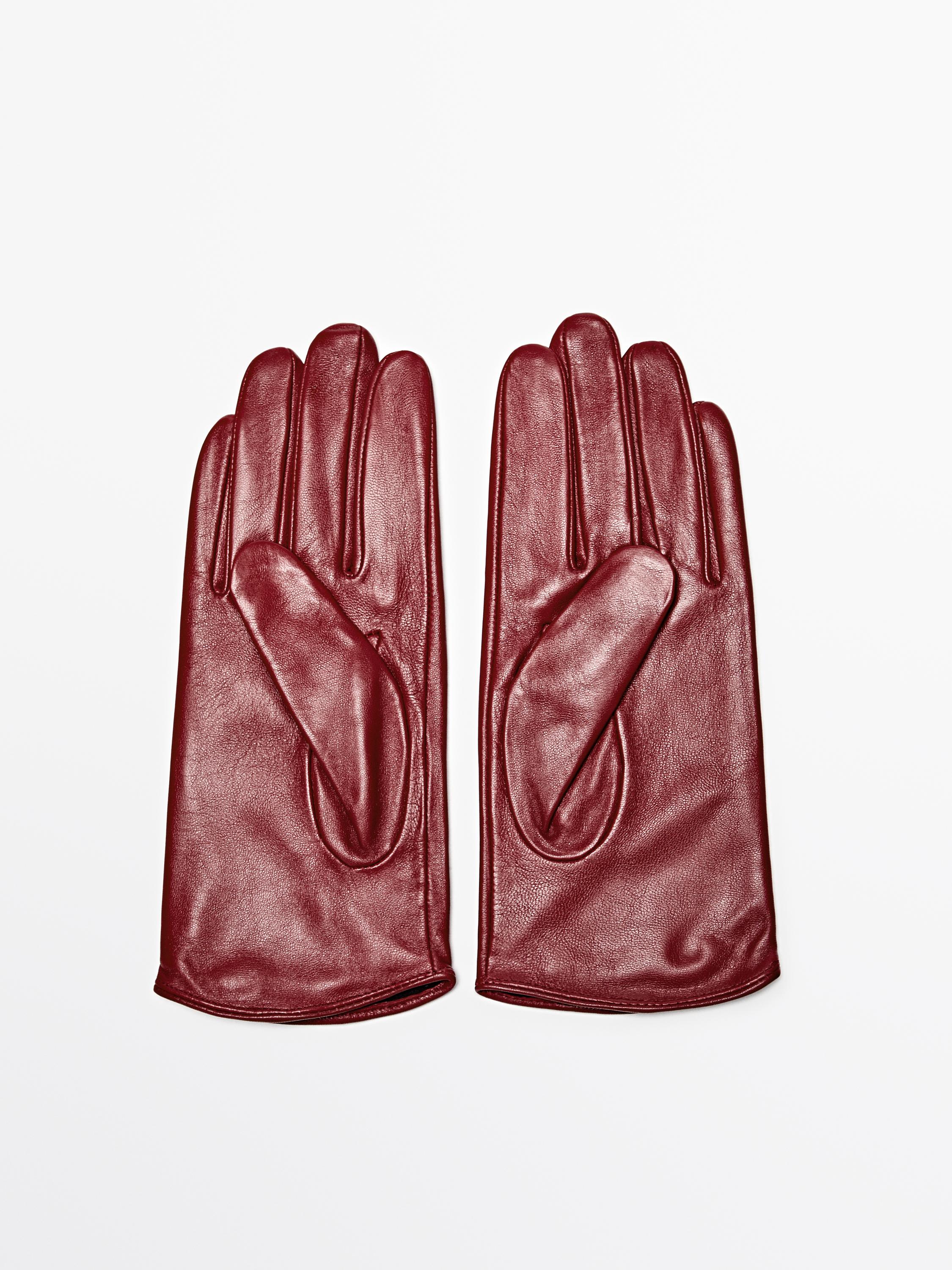 Nappa leather gloves