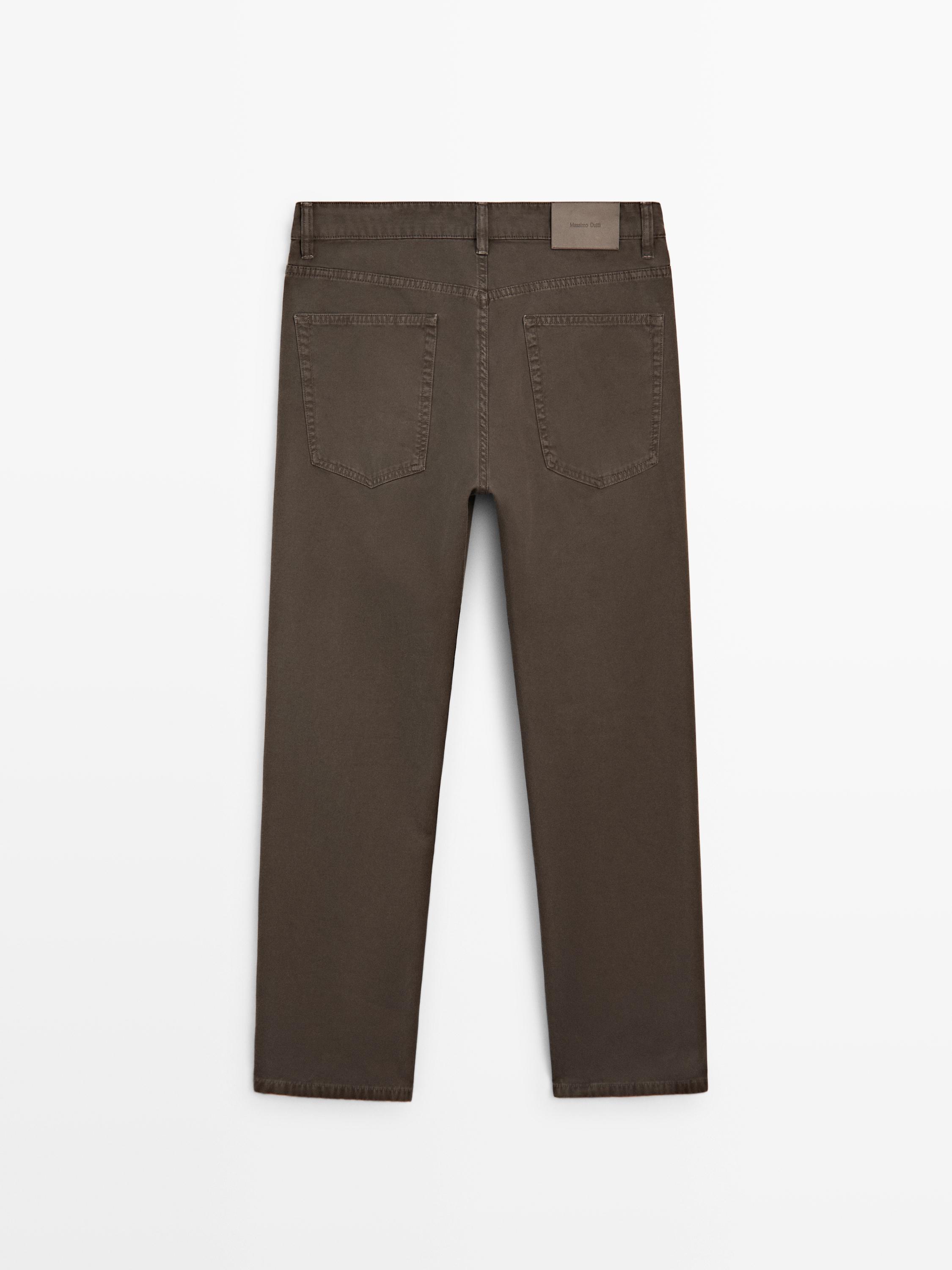 Relaxed-fit jeans — BROWN