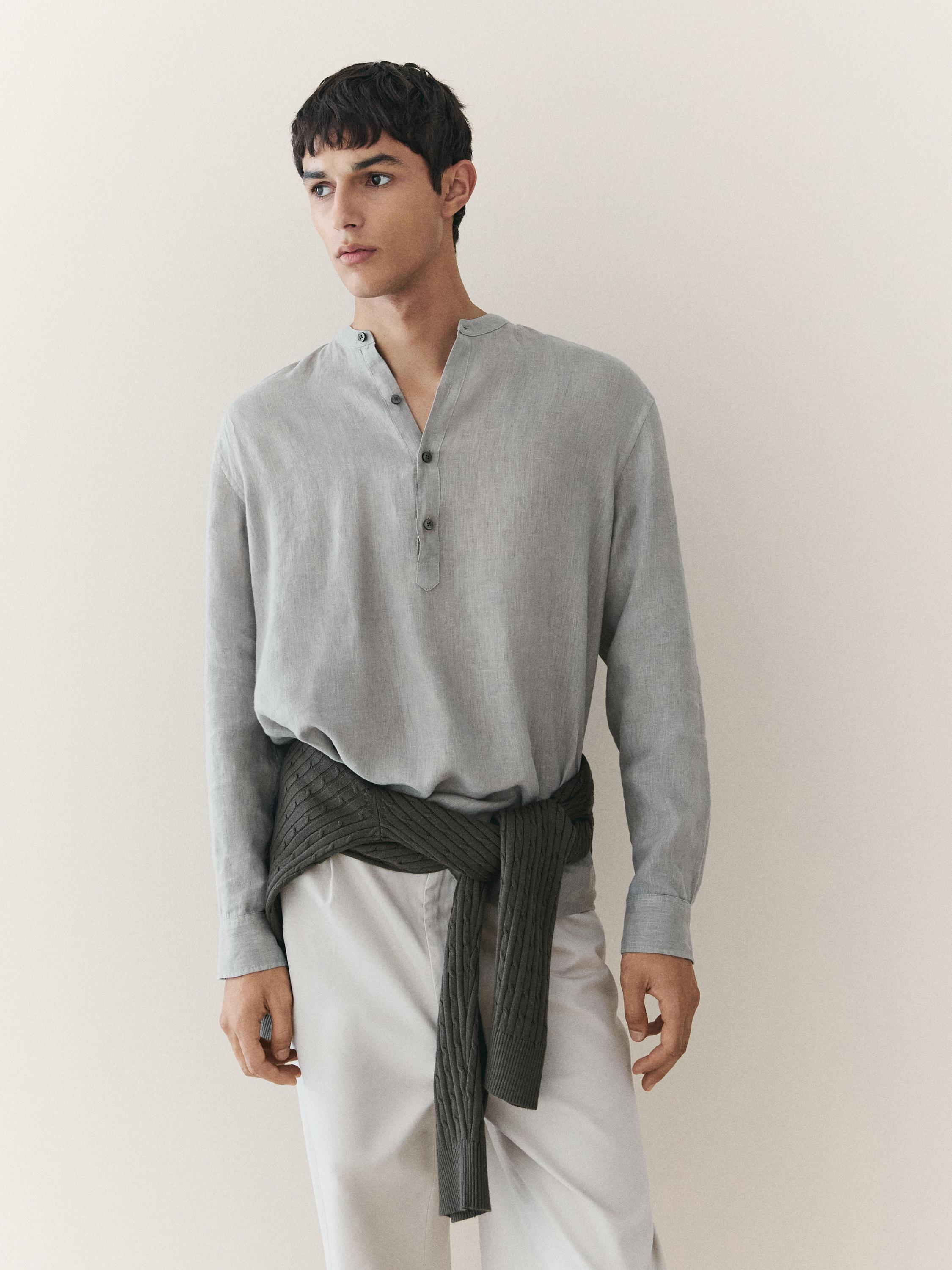 Camisa 100% lino