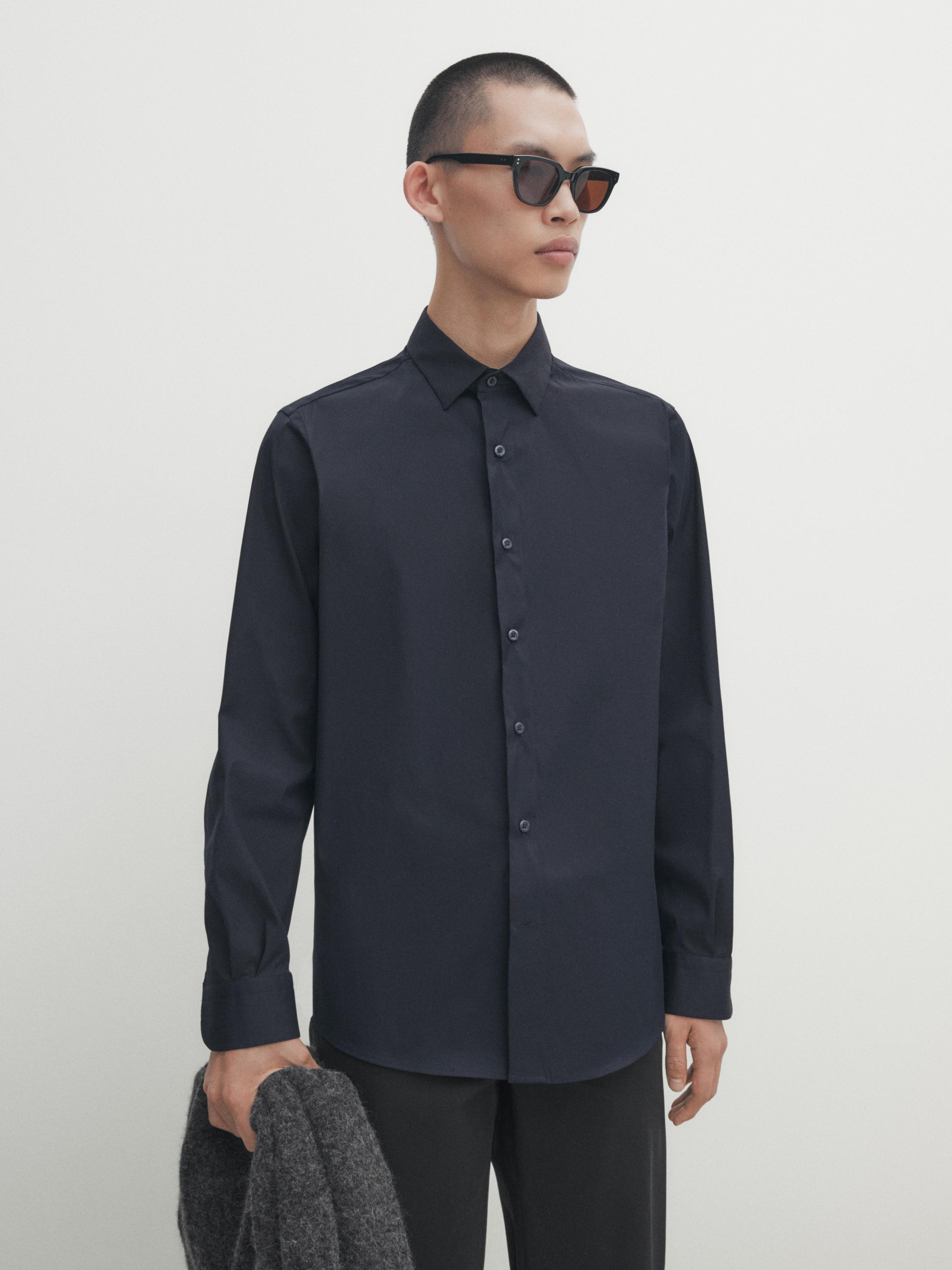 Slim fit stretchy shirt - Studio