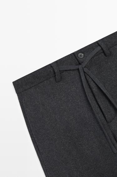 100% wool suit pants — GREY 7