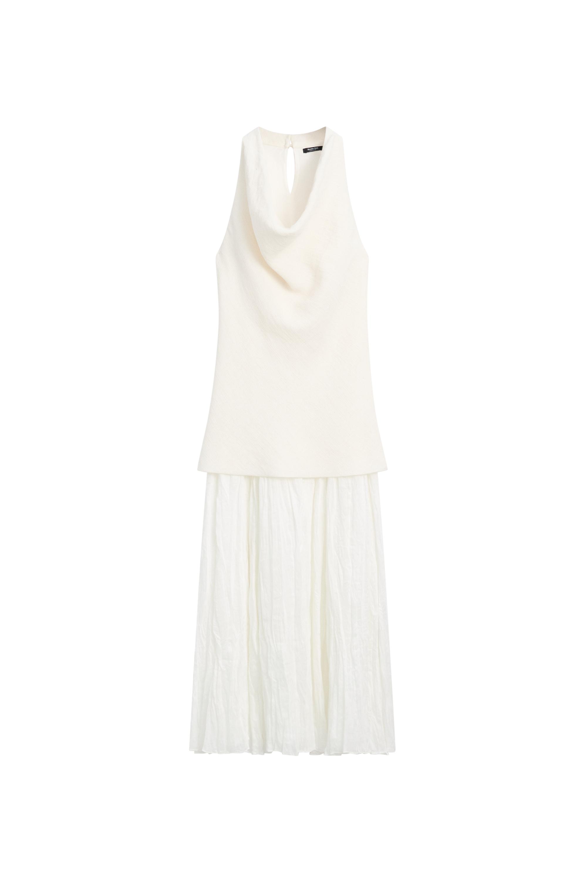 massimo dutti white pleated dress Discover 140 Massimo Dutti 2024 and massimo dutti dress ideas