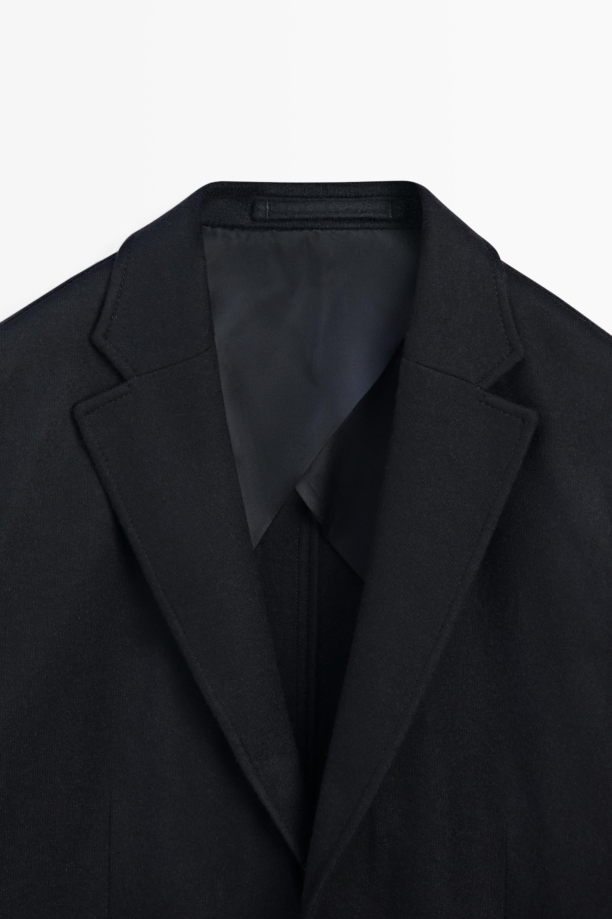 100% wool total look blazer — NAVY BLUE