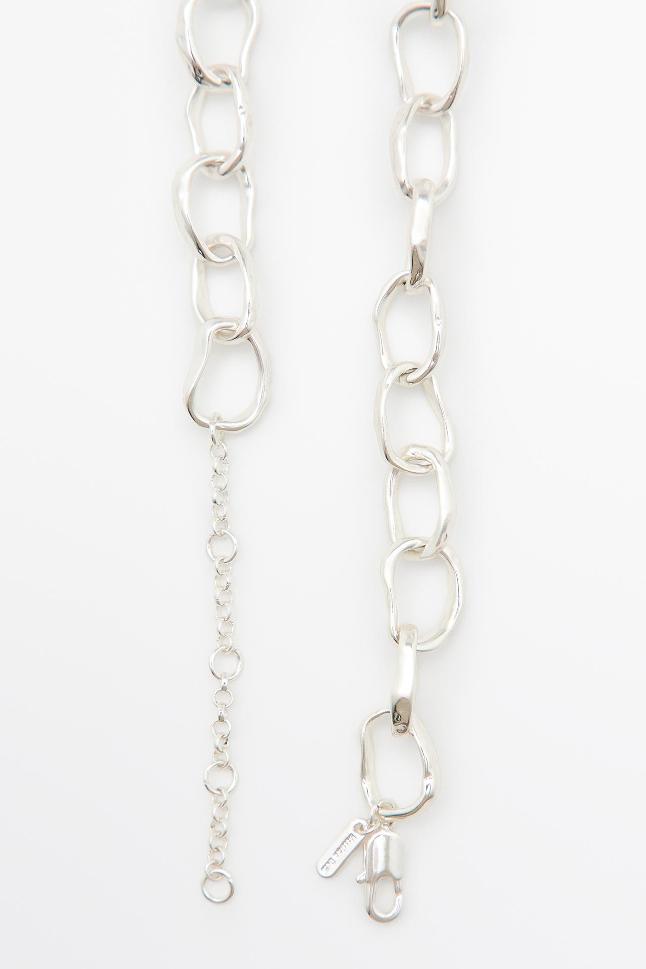 Fluid link necklace — SILVER