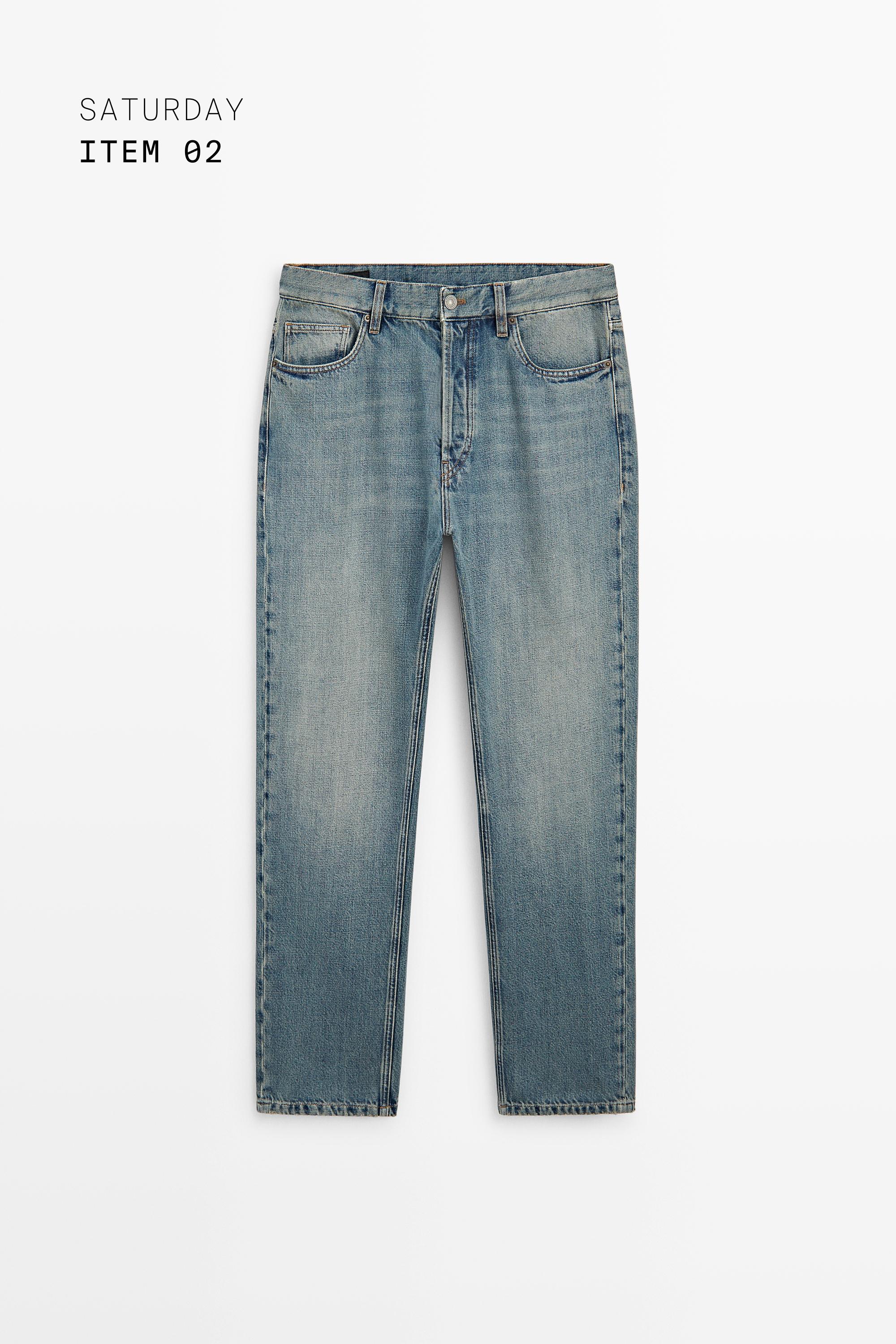 Straight-leg jeans — Light Blue