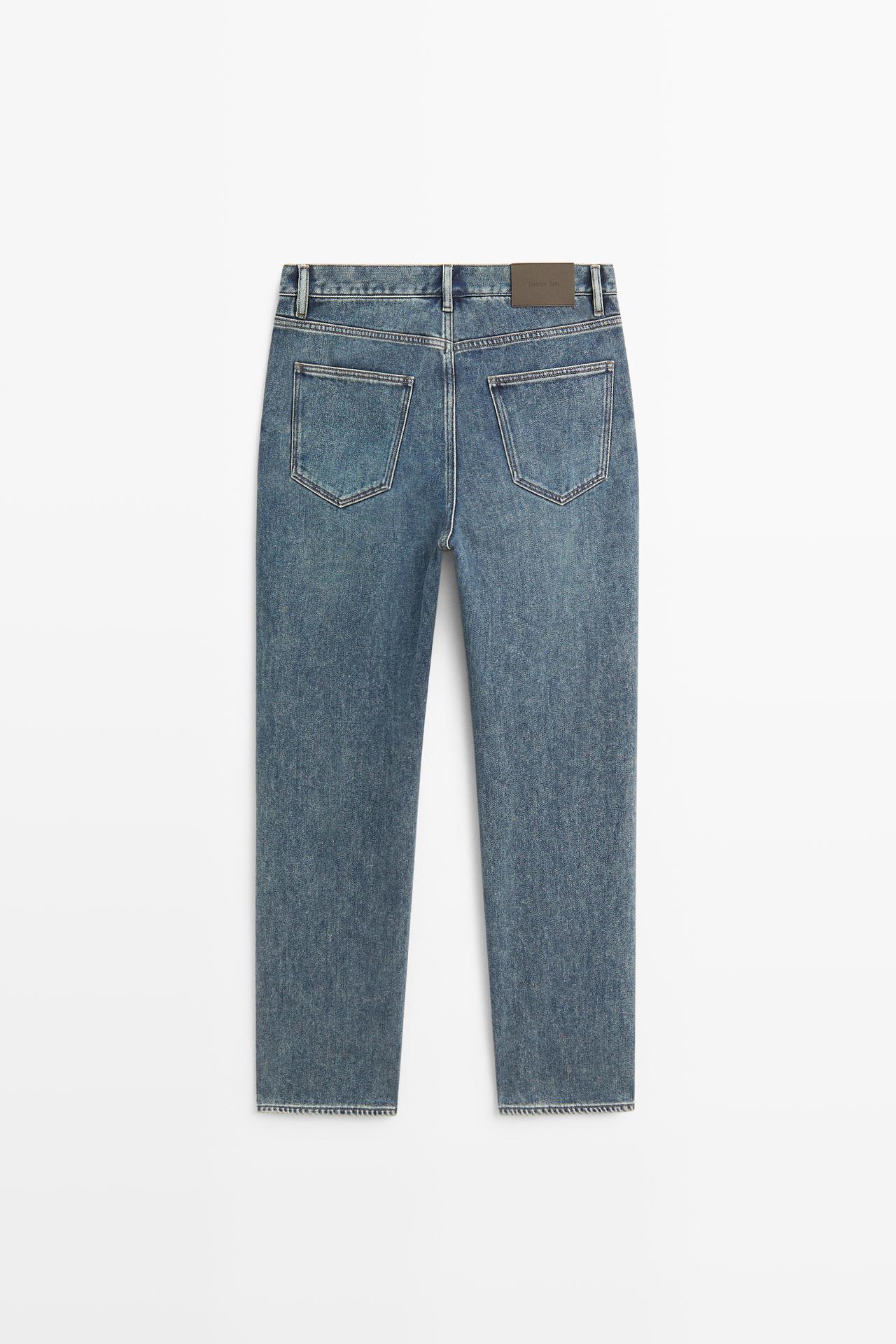 Straight-leg jeans — MEDIUM BLUE