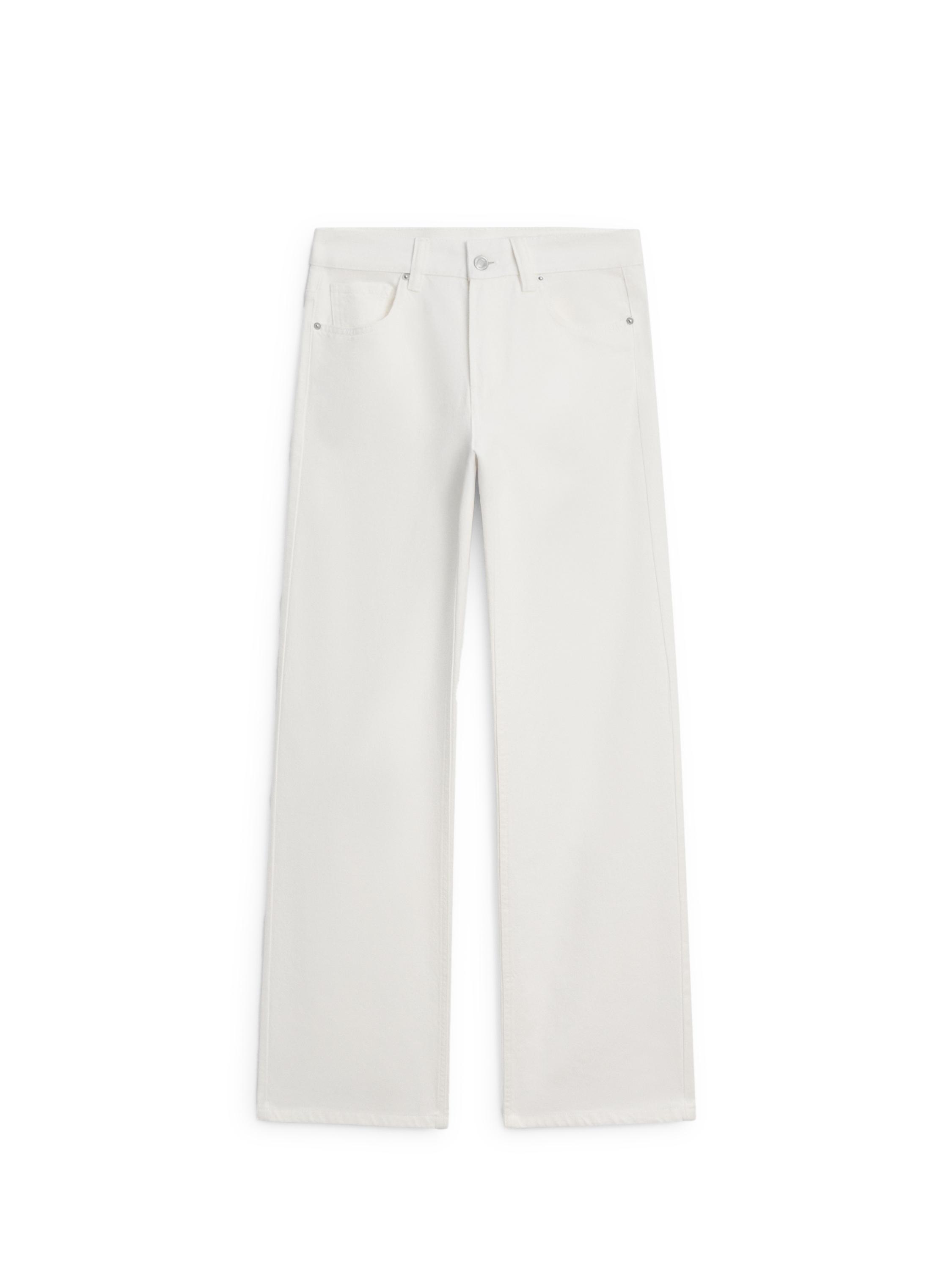 Yüksek bel geniş paça jean