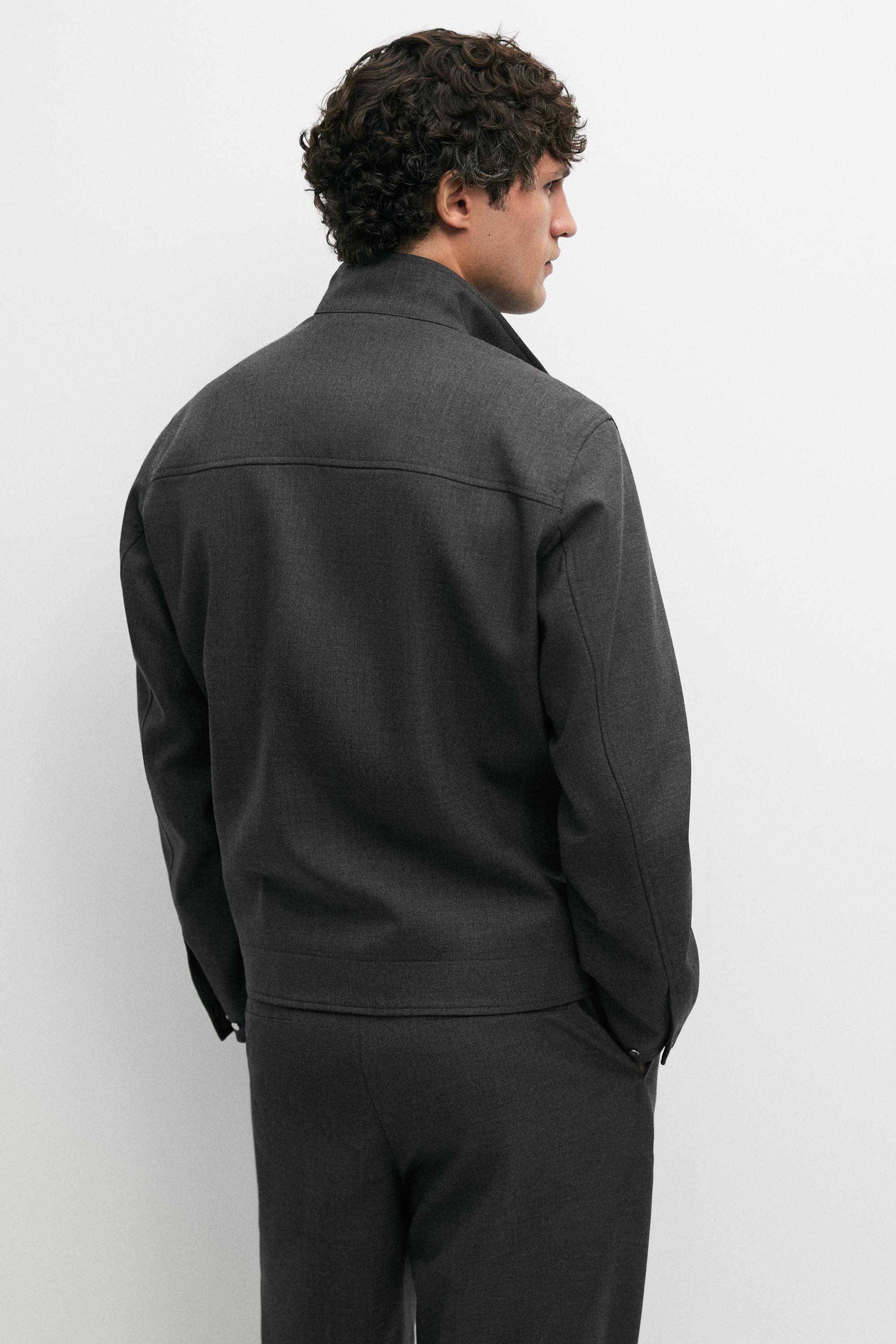 100% wool overshirt — GREY