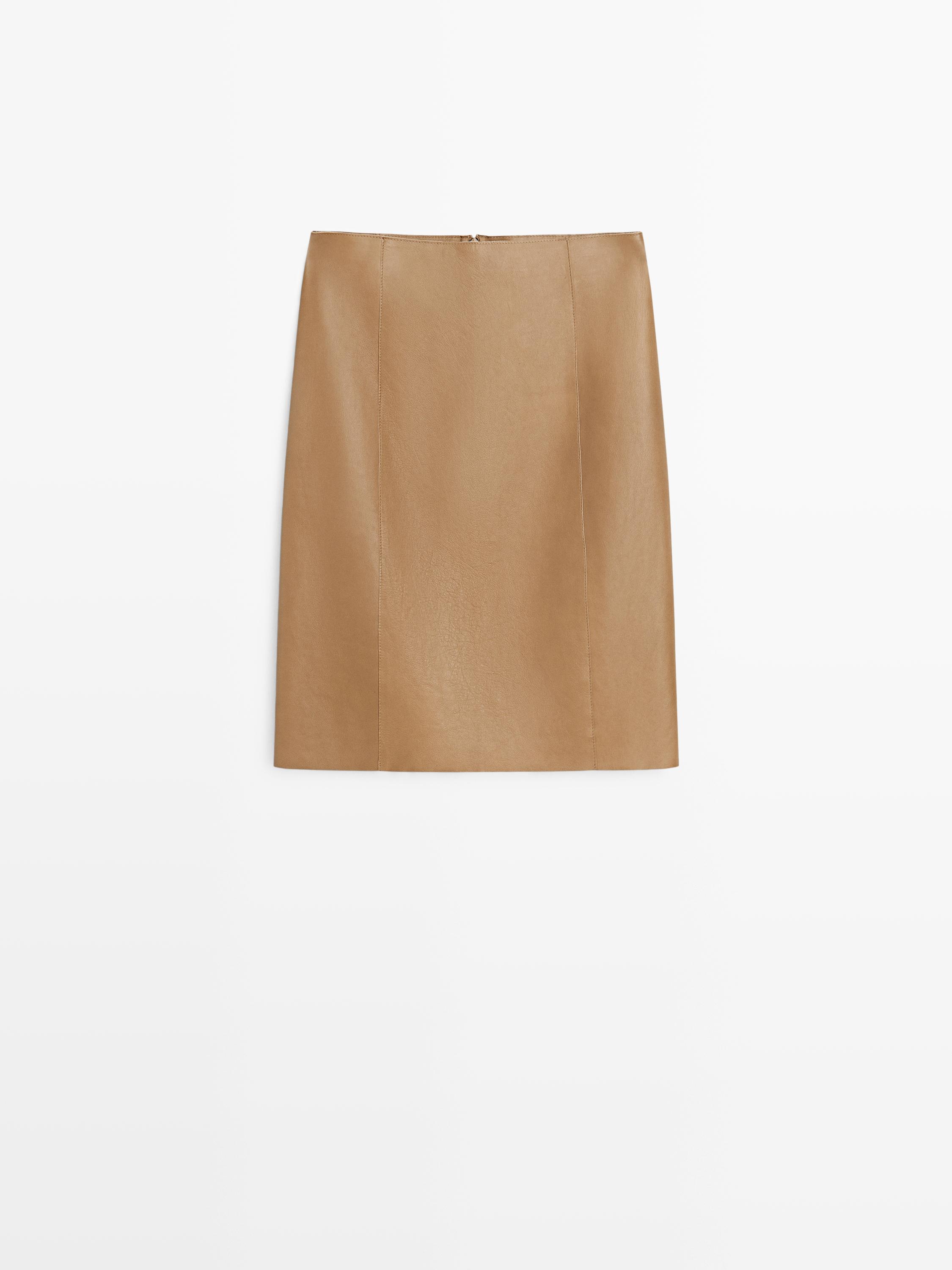 Mini suknja od napa kože